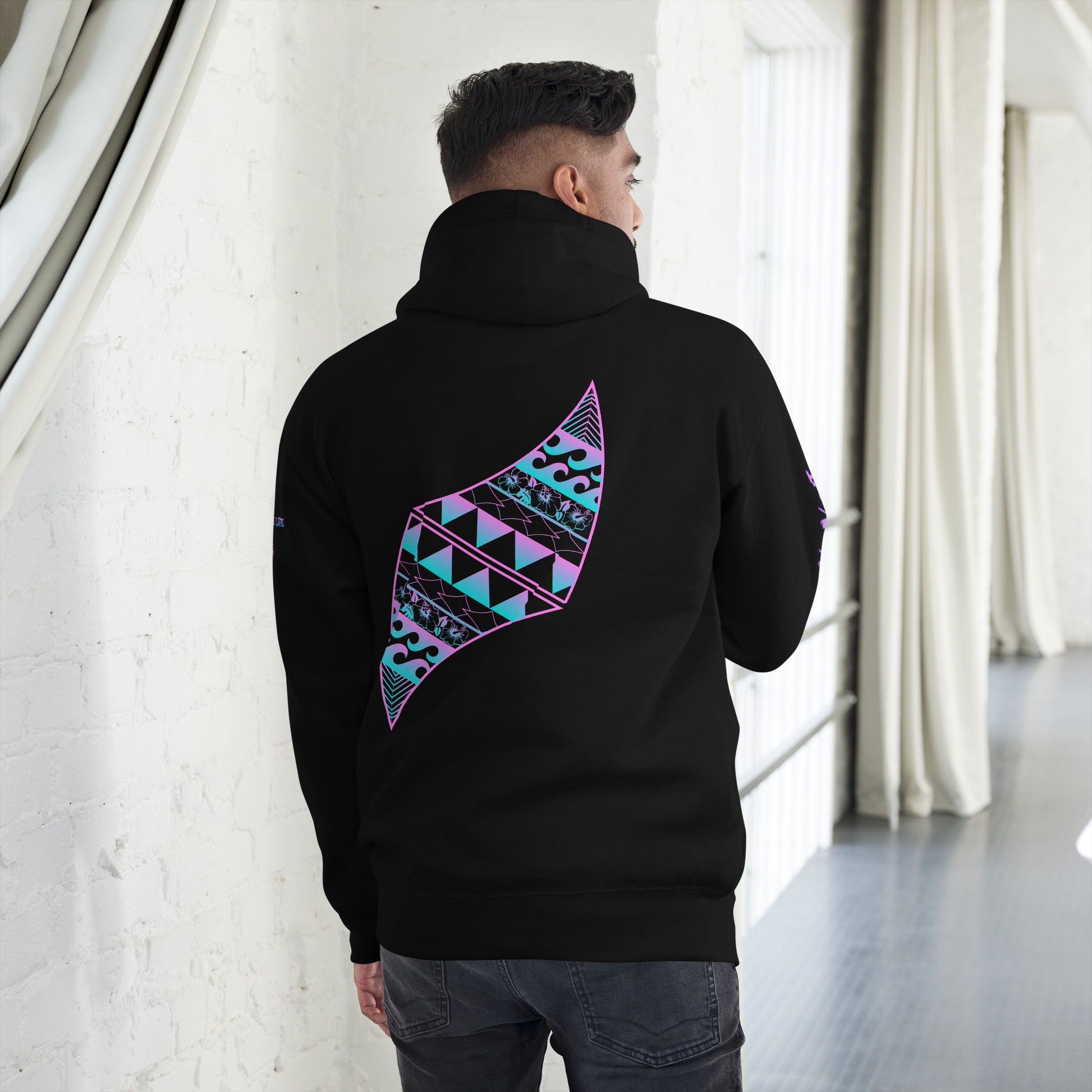 Hauʻoli Hoodie Pullover Hoodie Pa'akai & Kukui
