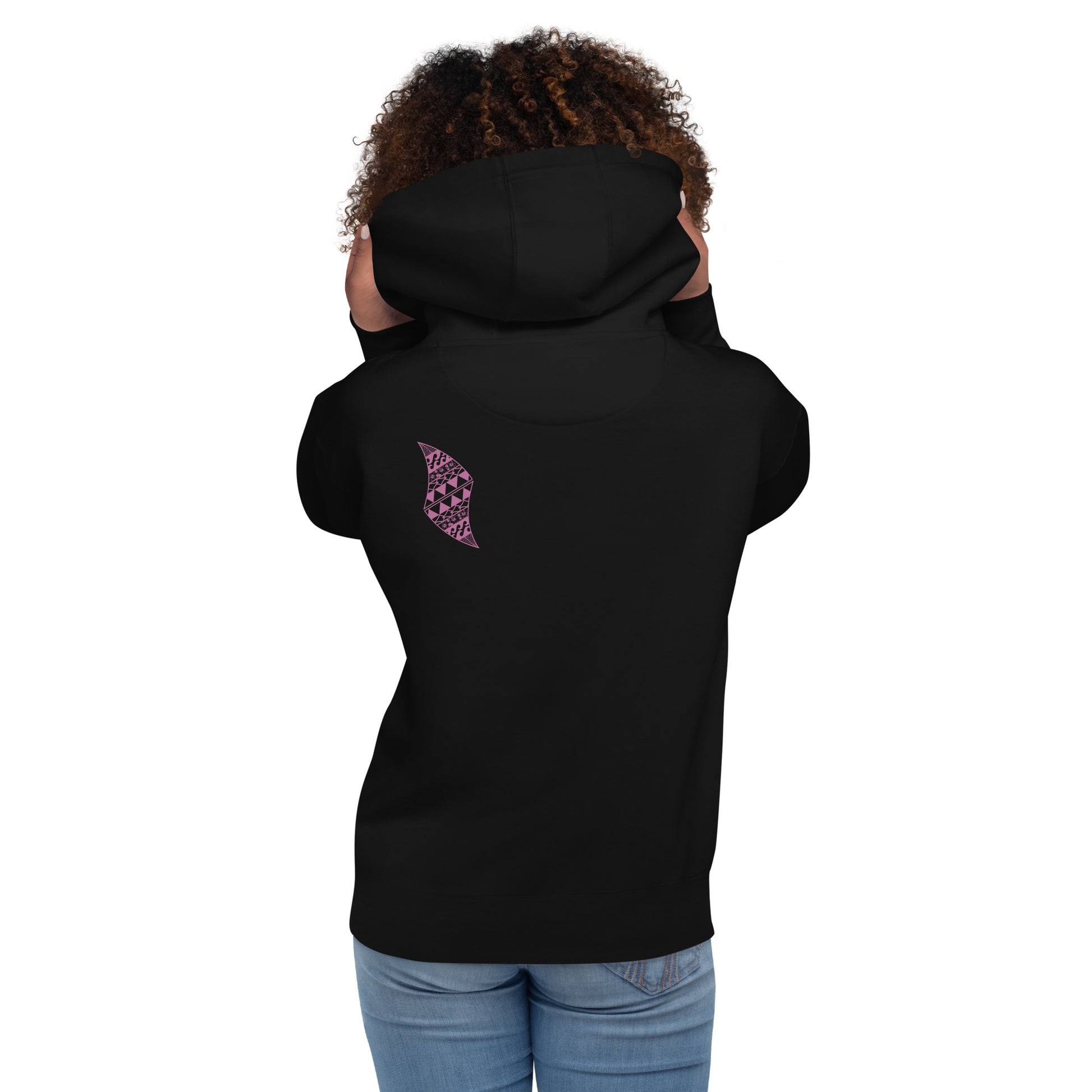 Pua aloalo Hoodie Pullover Hoodie Pa'akai & Kukui