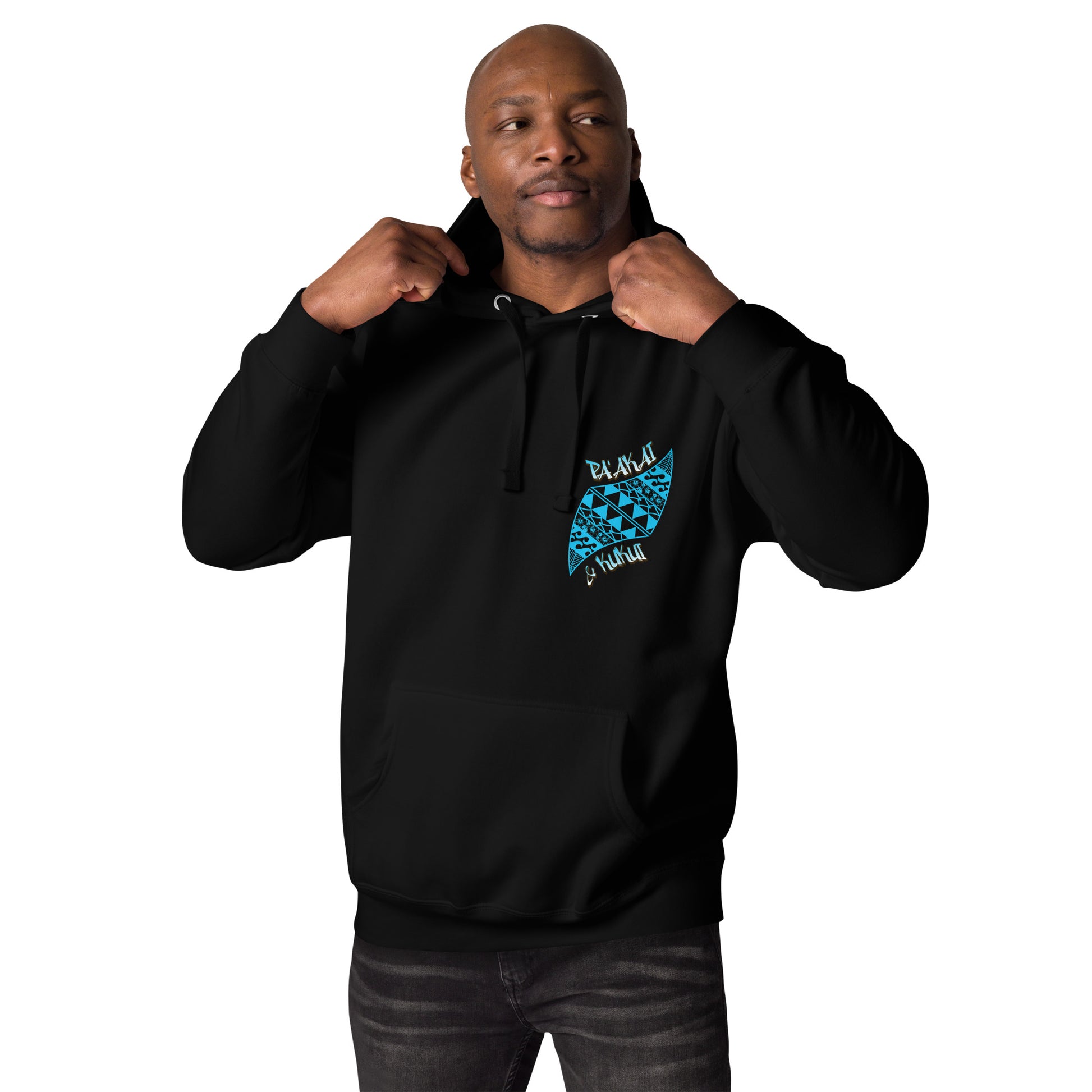 Tribal Sea Turtle Unisex Hoodie Pullover Hoodie Pa'akai & Kukui Black S