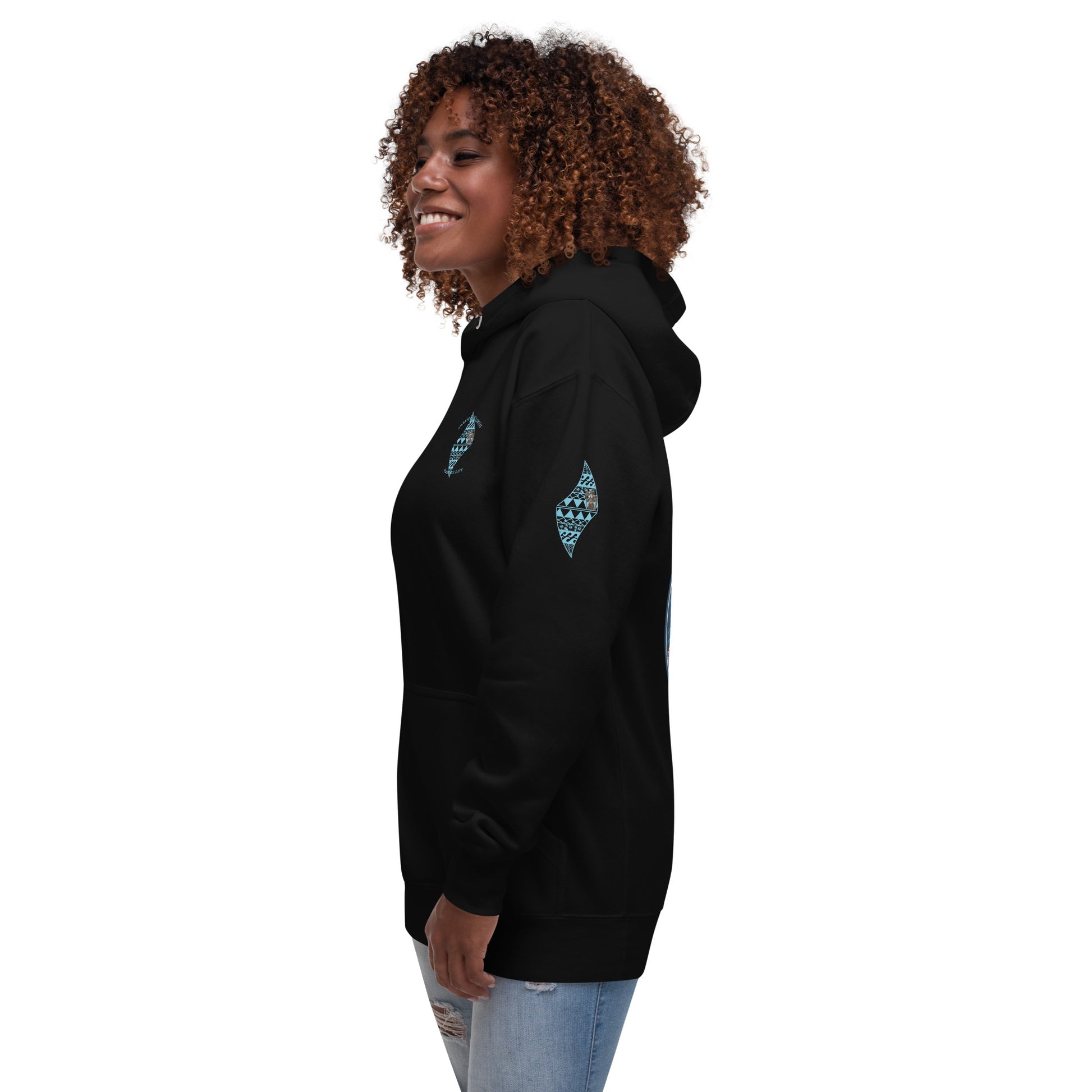 Kai pi'i Hoodie Pullover Hoodie Pa'akai & Kukui
