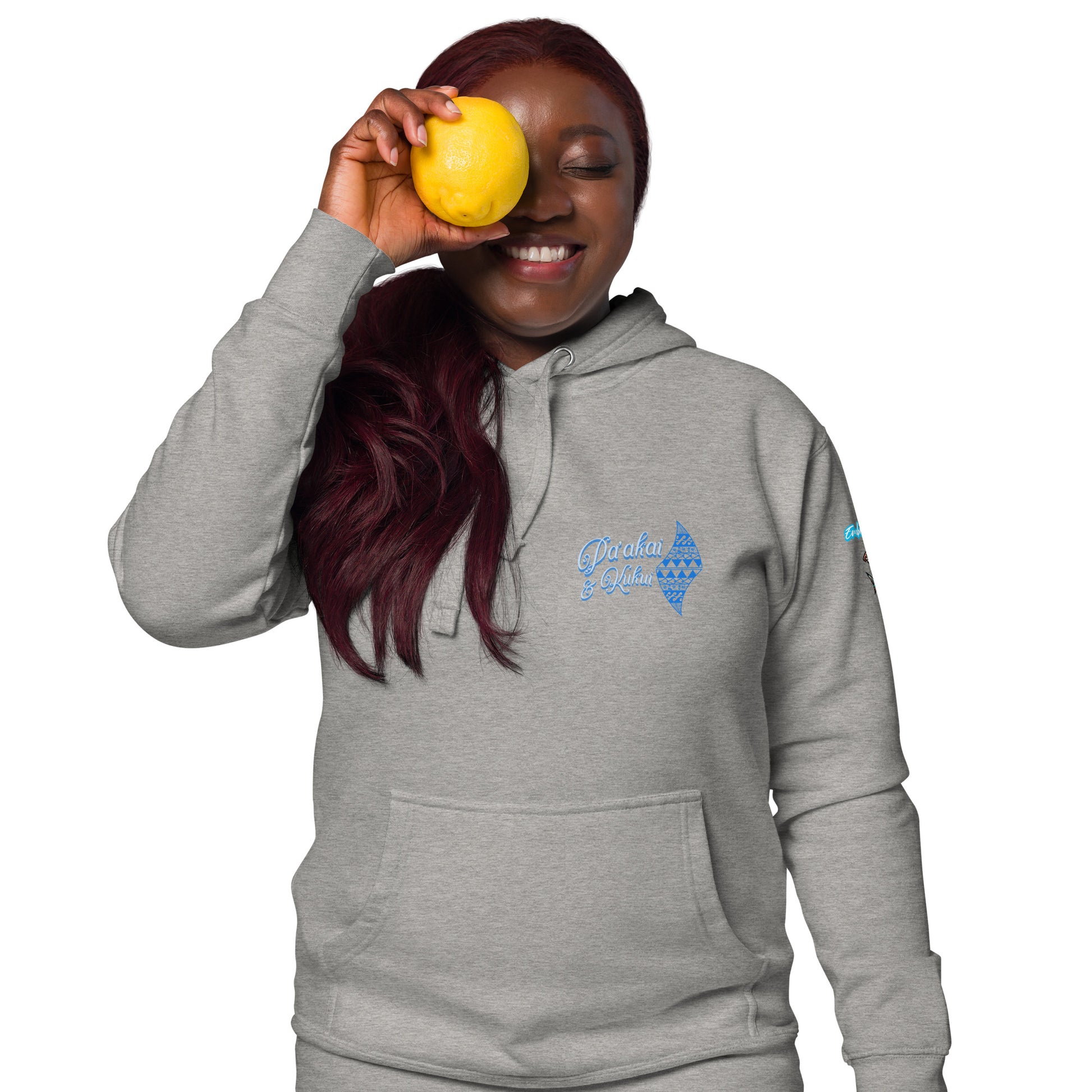 Japanese Cherry Blossom Premium Pullover Hoodie — Hawaiian Streetwear Floral Design Pullover Hoodie Pa'akai & Kukui