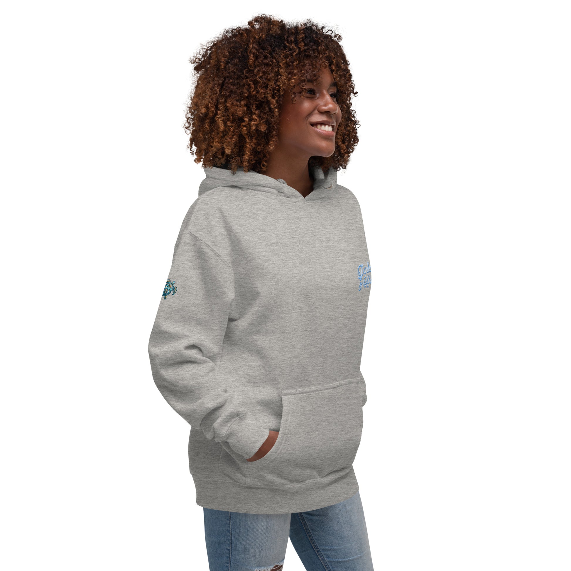 Japanese Cherry Blossom Premium Pullover Hoodie — Hawaiian Streetwear Floral Design Pullover Hoodie Pa'akai & Kukui
