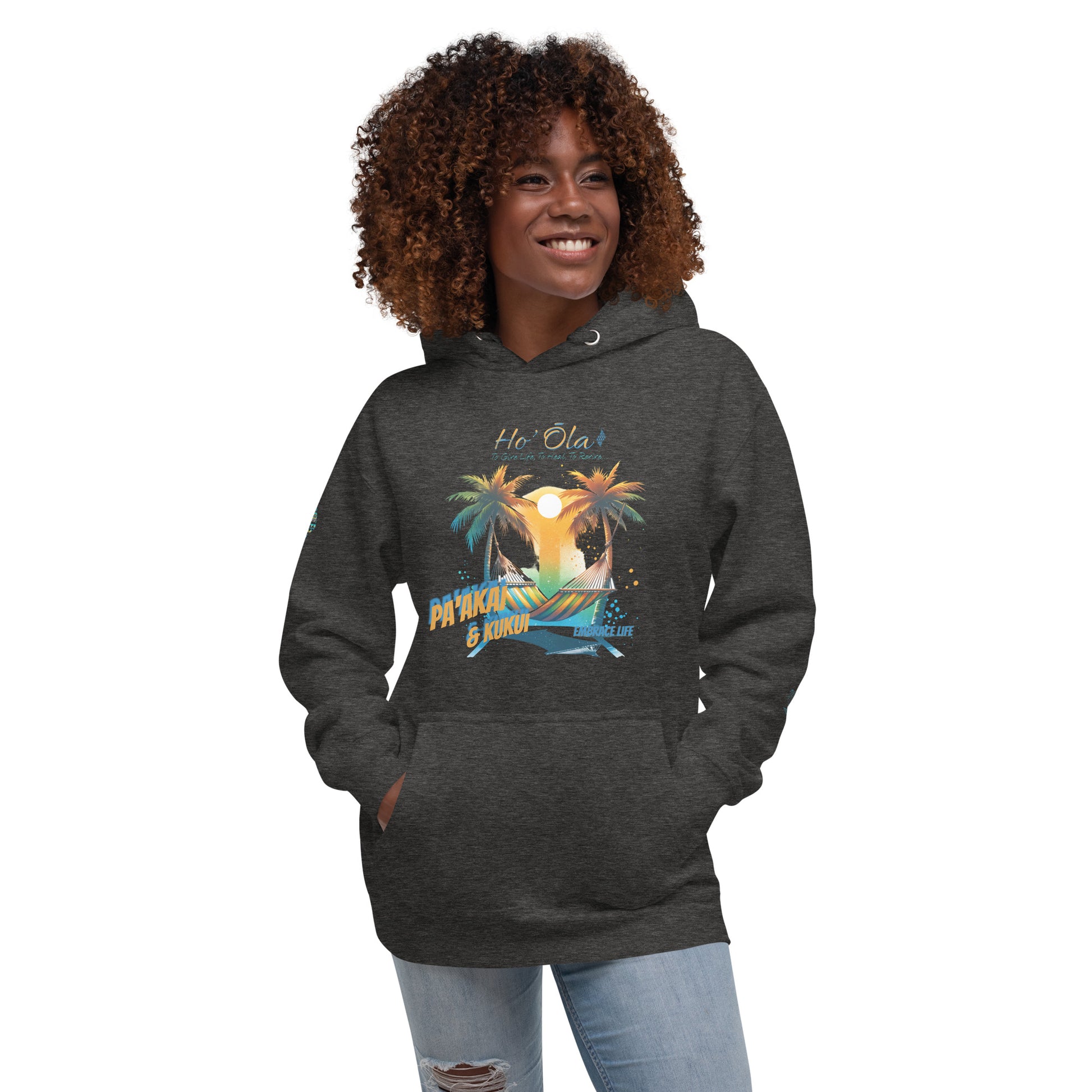 Beach Life Hoodie Pullover Hoodie Pa'akai & Kukui