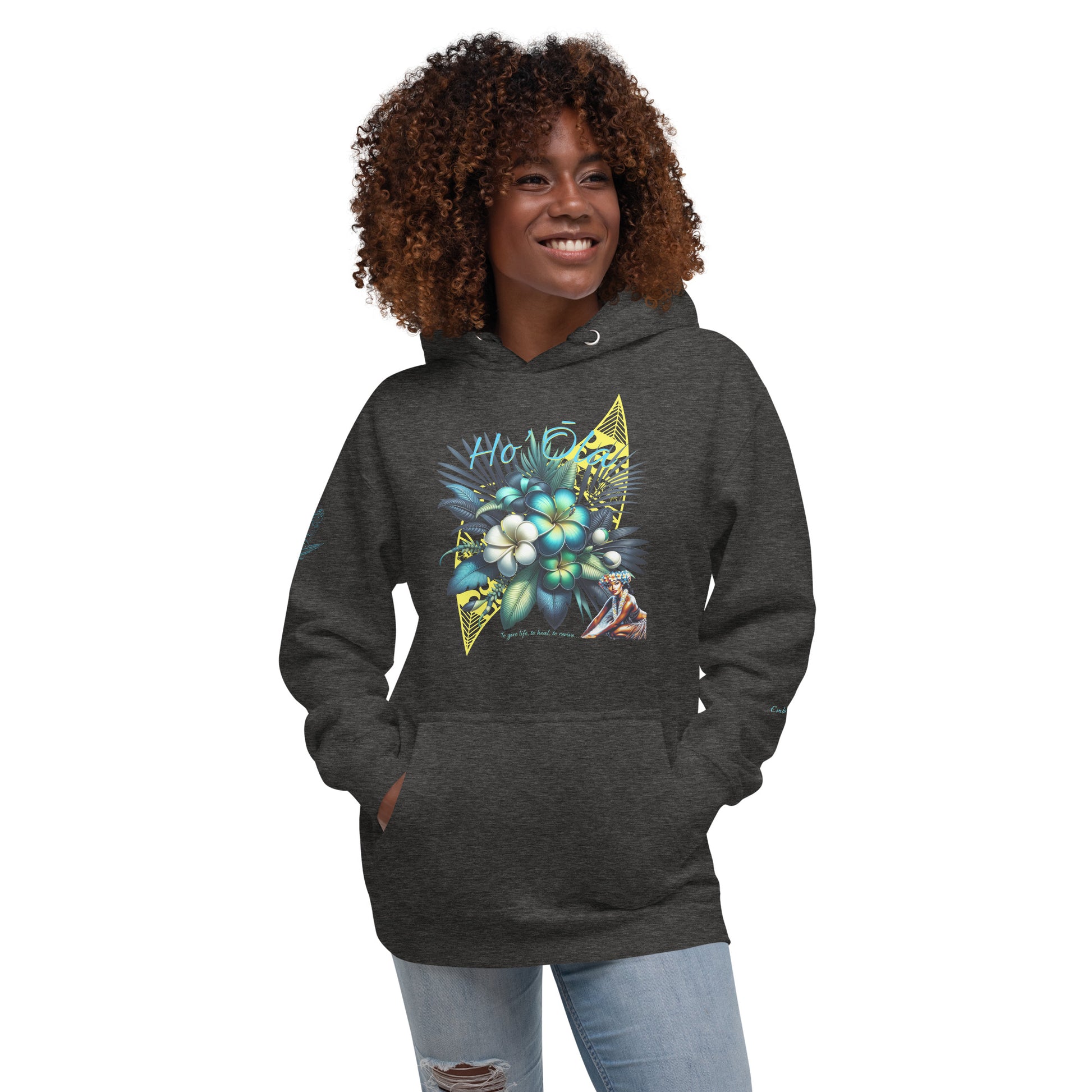 Kilipue Hoodie Pullover Hoodie Pa'akai & Kukui Charcoal Heather S