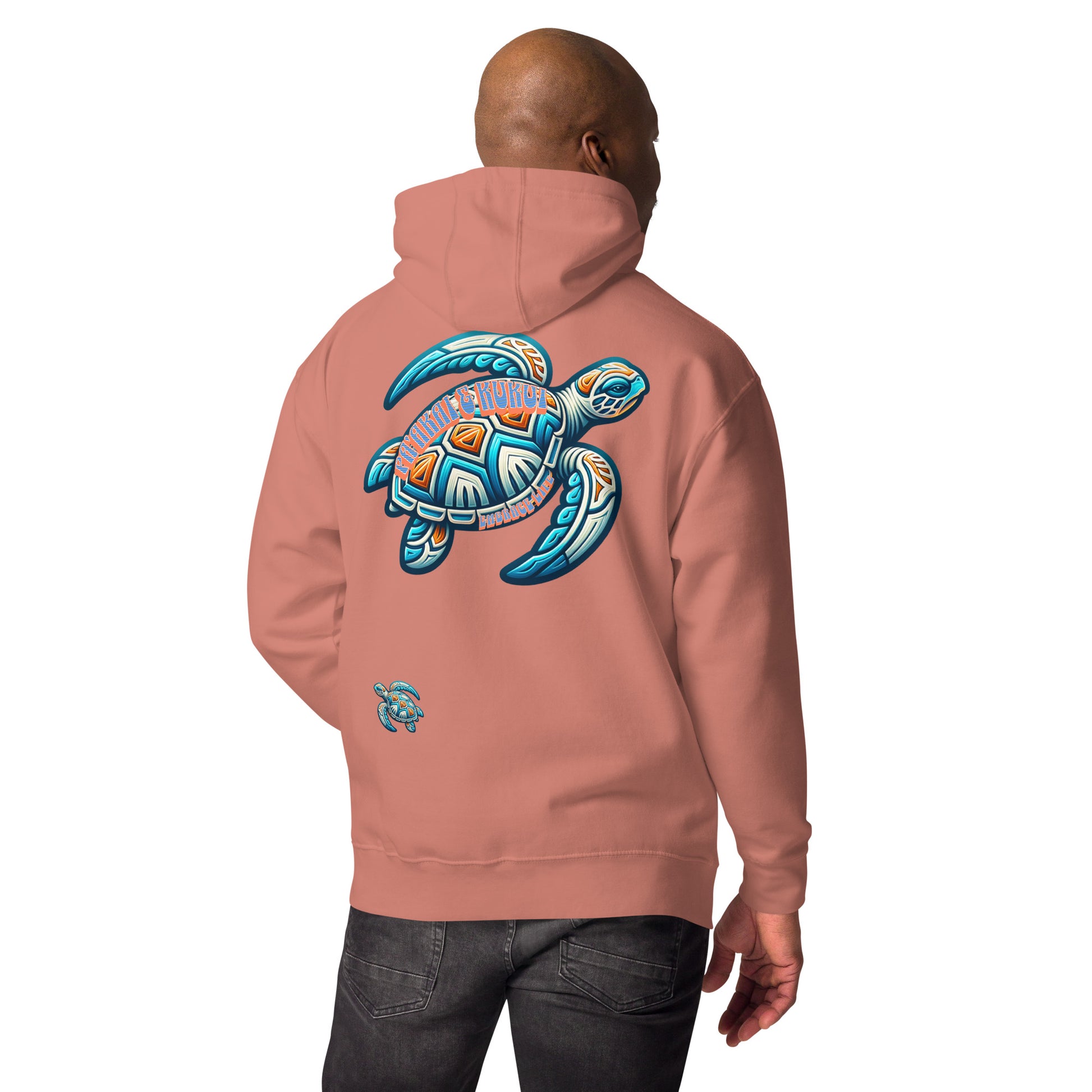 Tribal Sea Turtle Unisex Hoodie Pullover Hoodie Pa'akai & Kukui