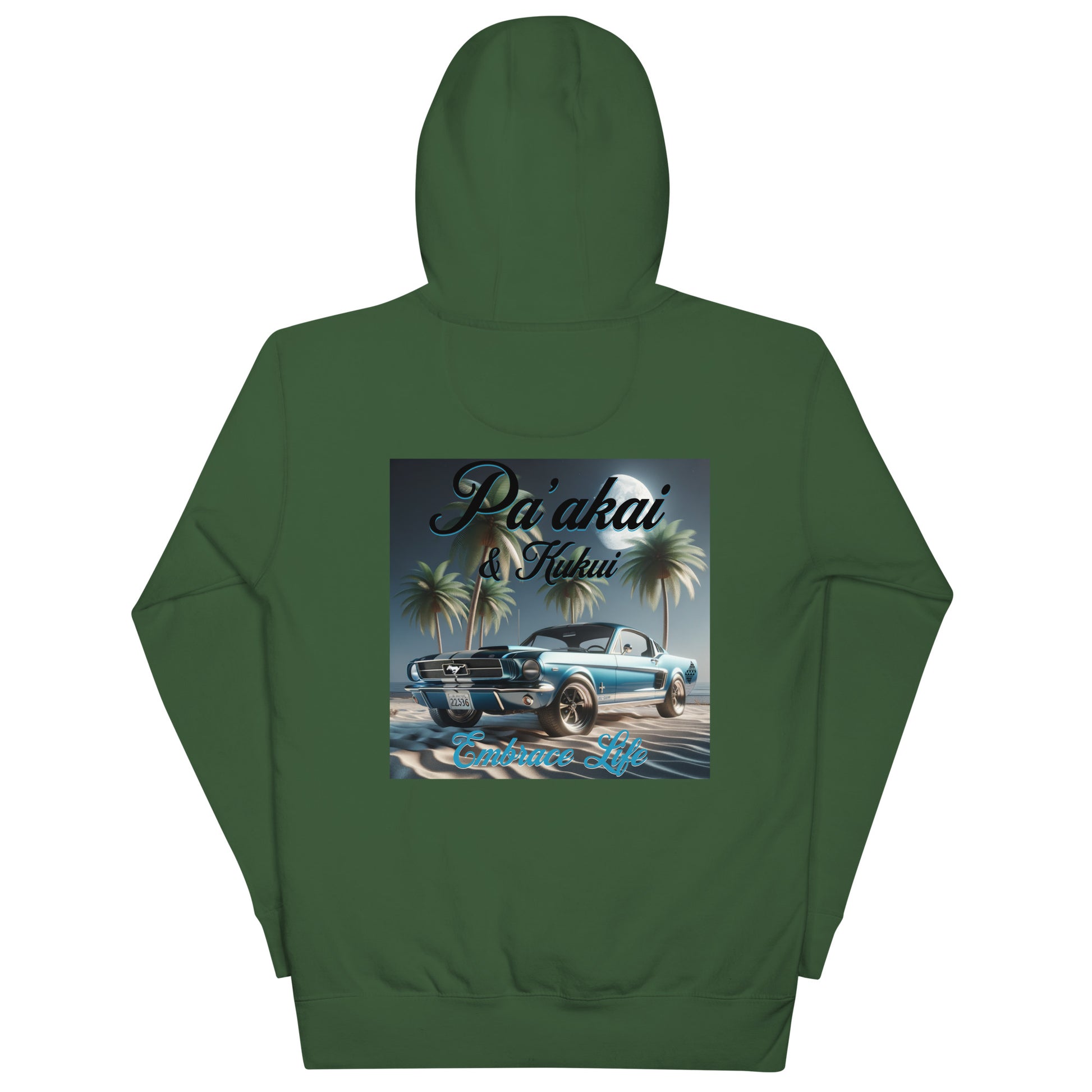 Mustang Hoodie Pullover Hoodie Pa'akai & Kukui
