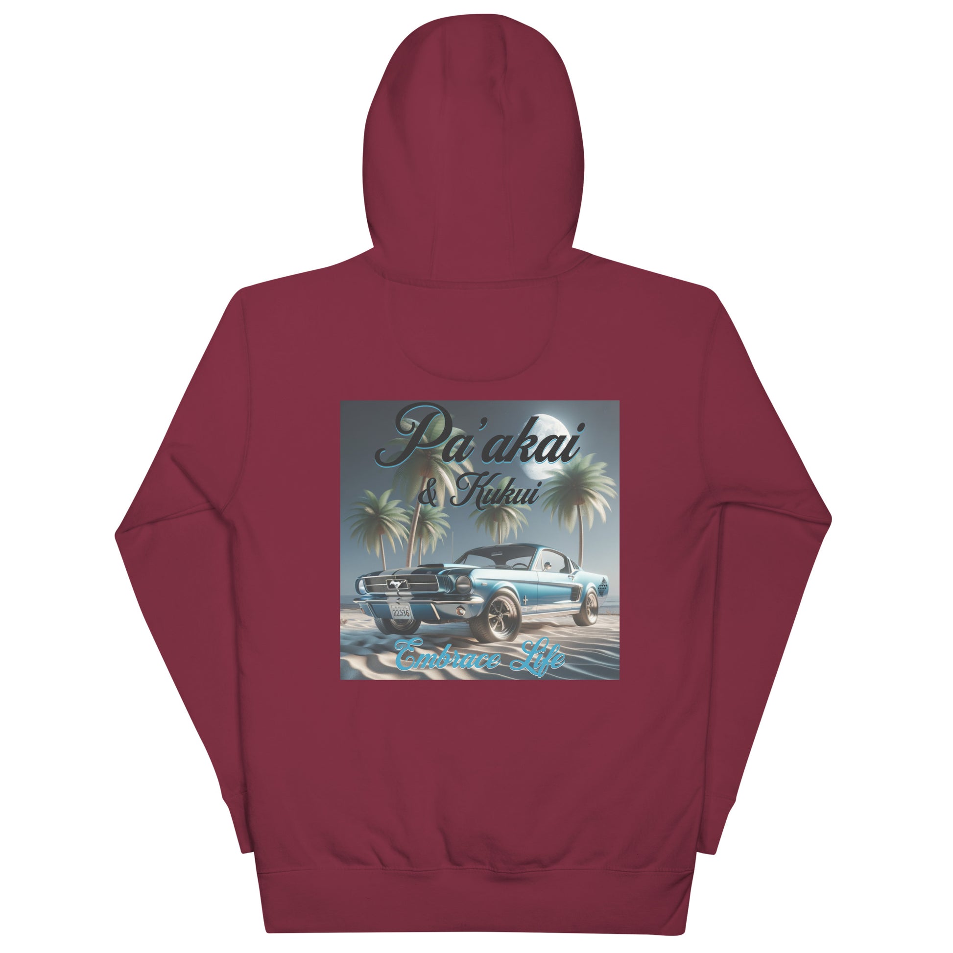 Mustang Hoodie Pullover Hoodie Pa'akai & Kukui
