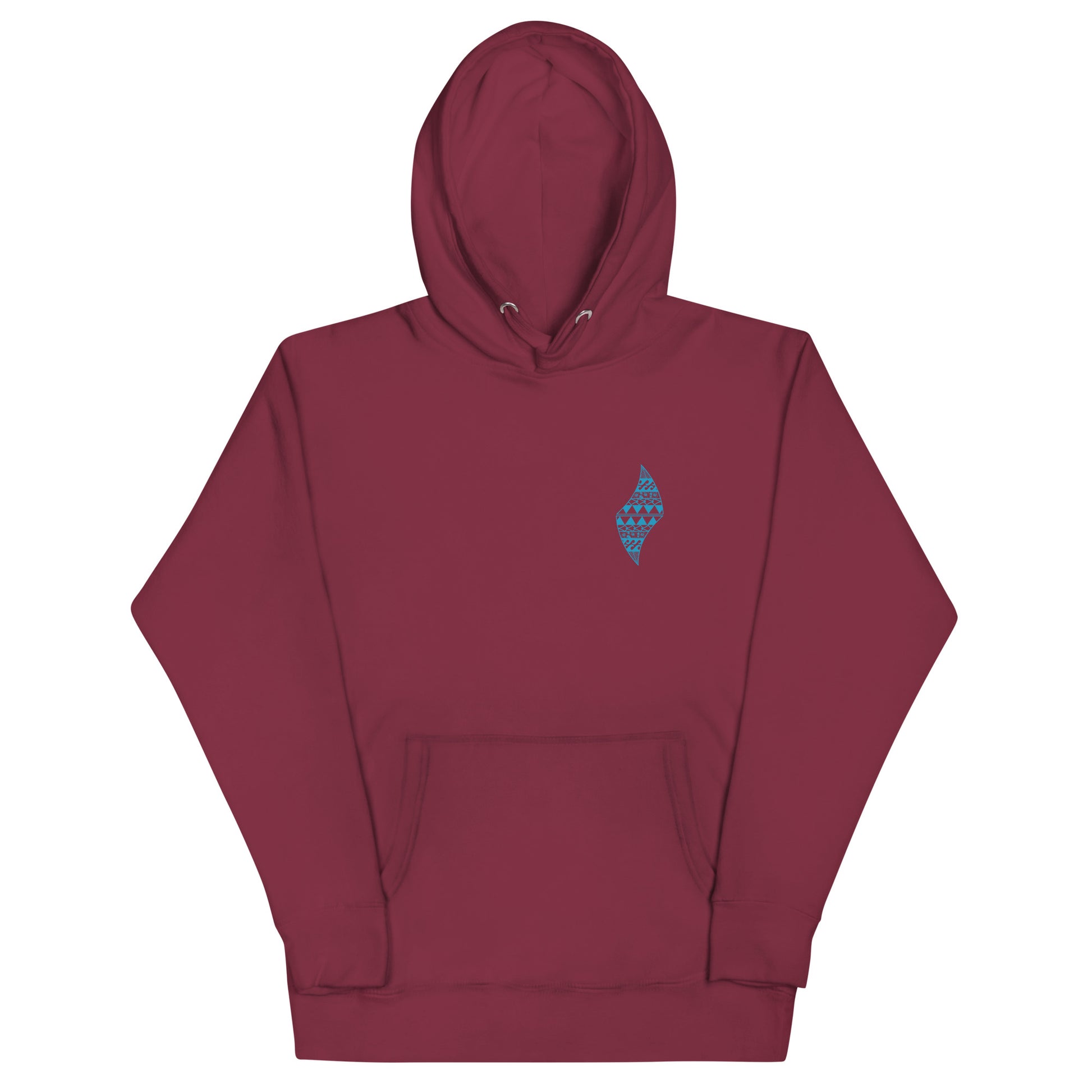 Mustang Hoodie Pullover Hoodie Pa'akai & Kukui Maroon S
