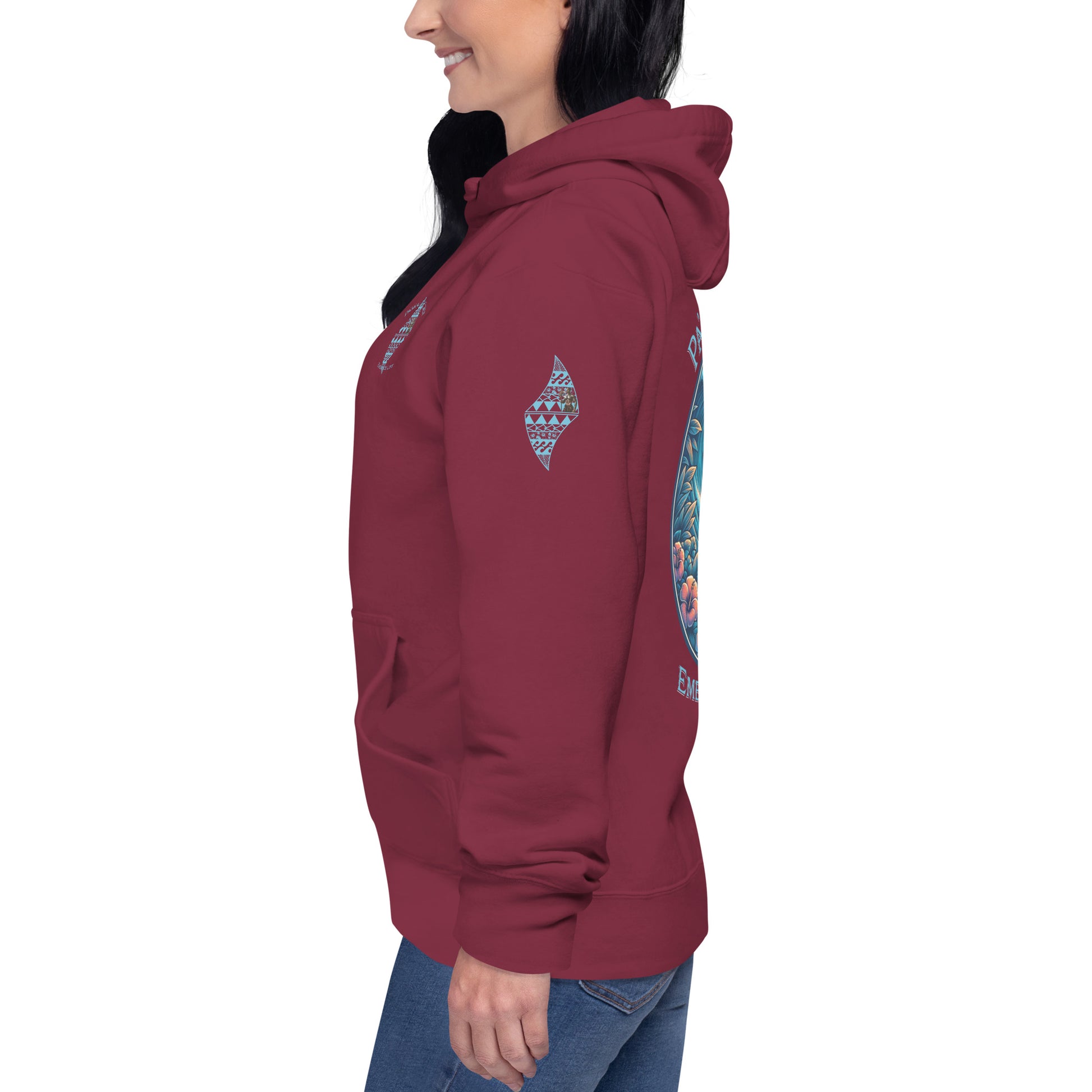 Kai pi'i Hoodie Pullover Hoodie Pa'akai & Kukui