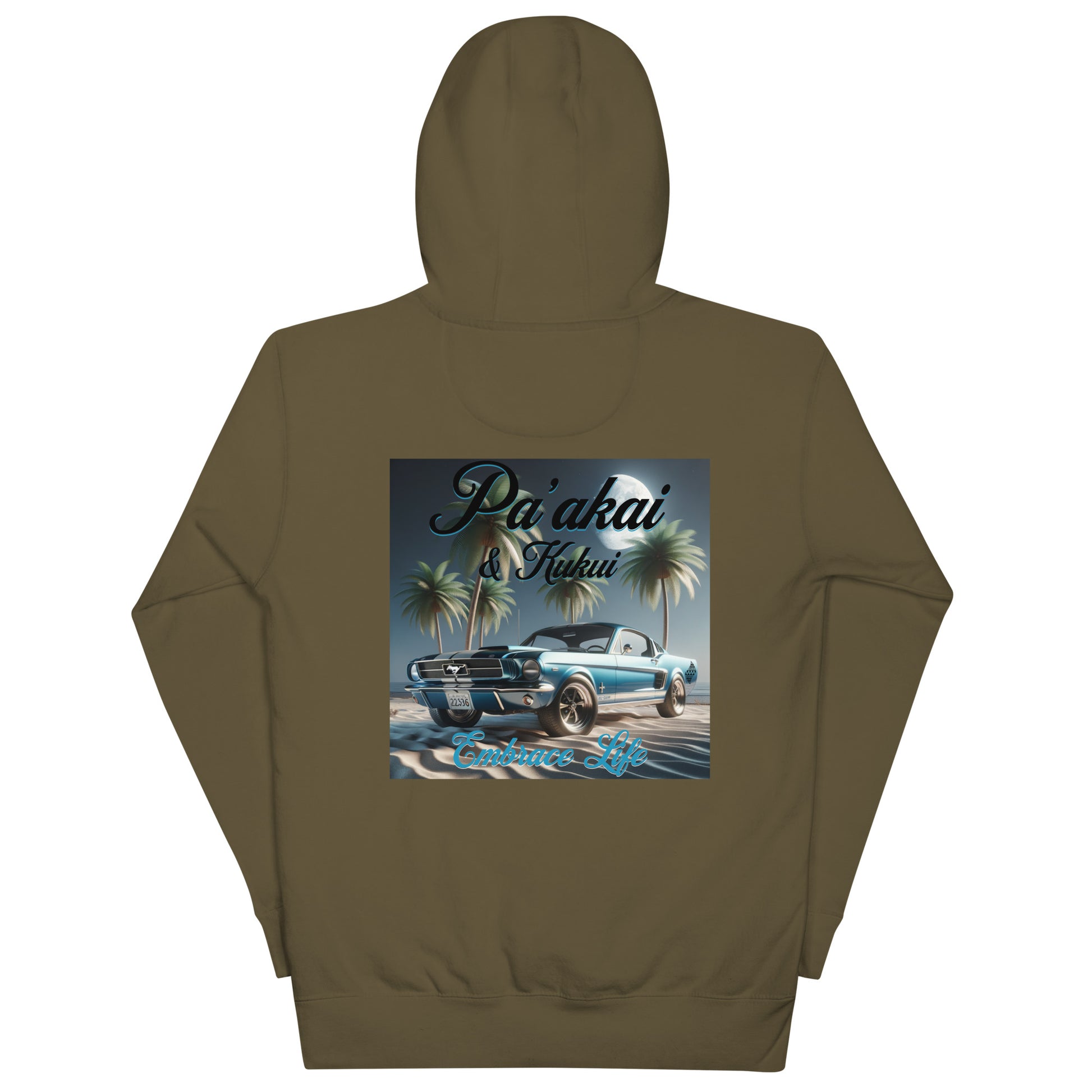 Mustang Hoodie Pullover Hoodie Pa'akai & Kukui