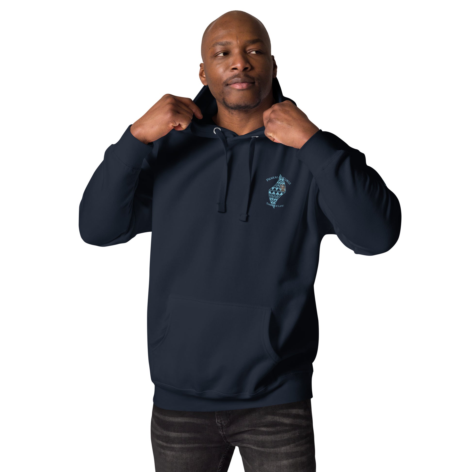 Kai pi'i Hoodie Pullover Hoodie Pa'akai & Kukui