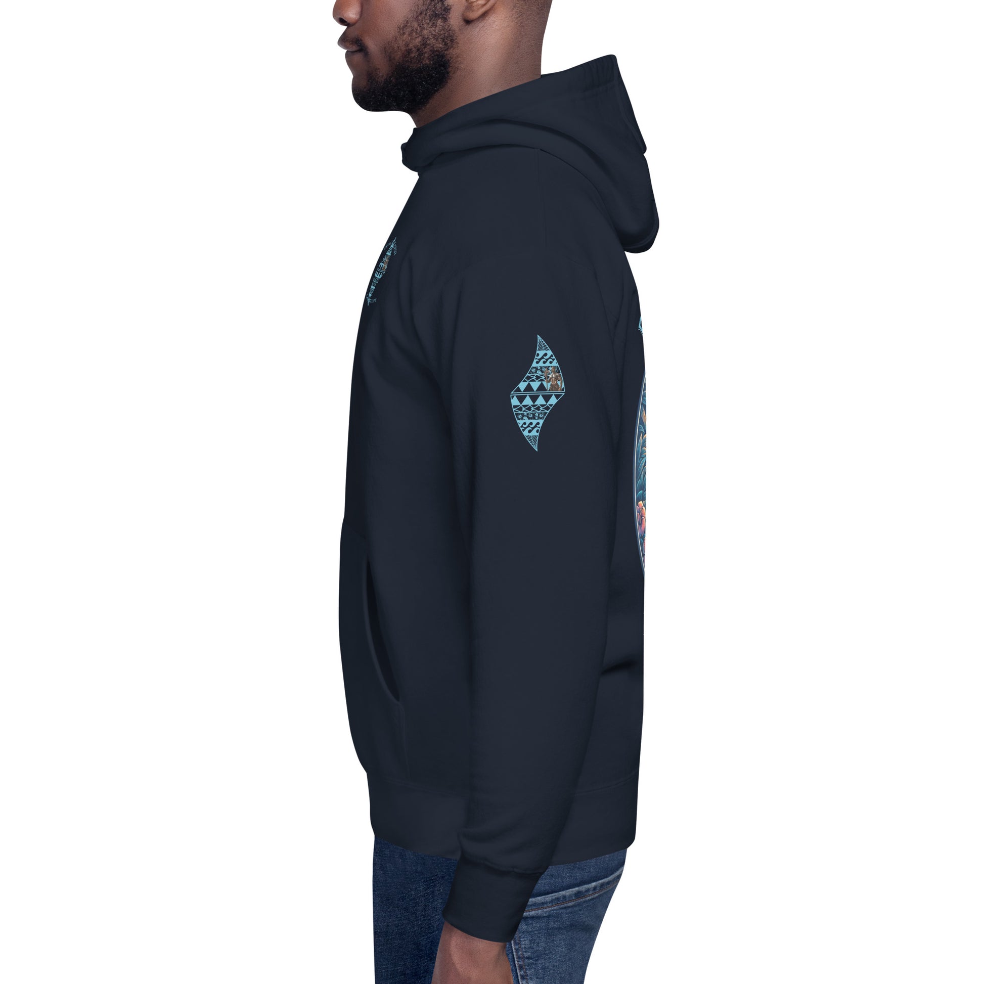 Kai pi'i Hoodie Pullover Hoodie Pa'akai & Kukui