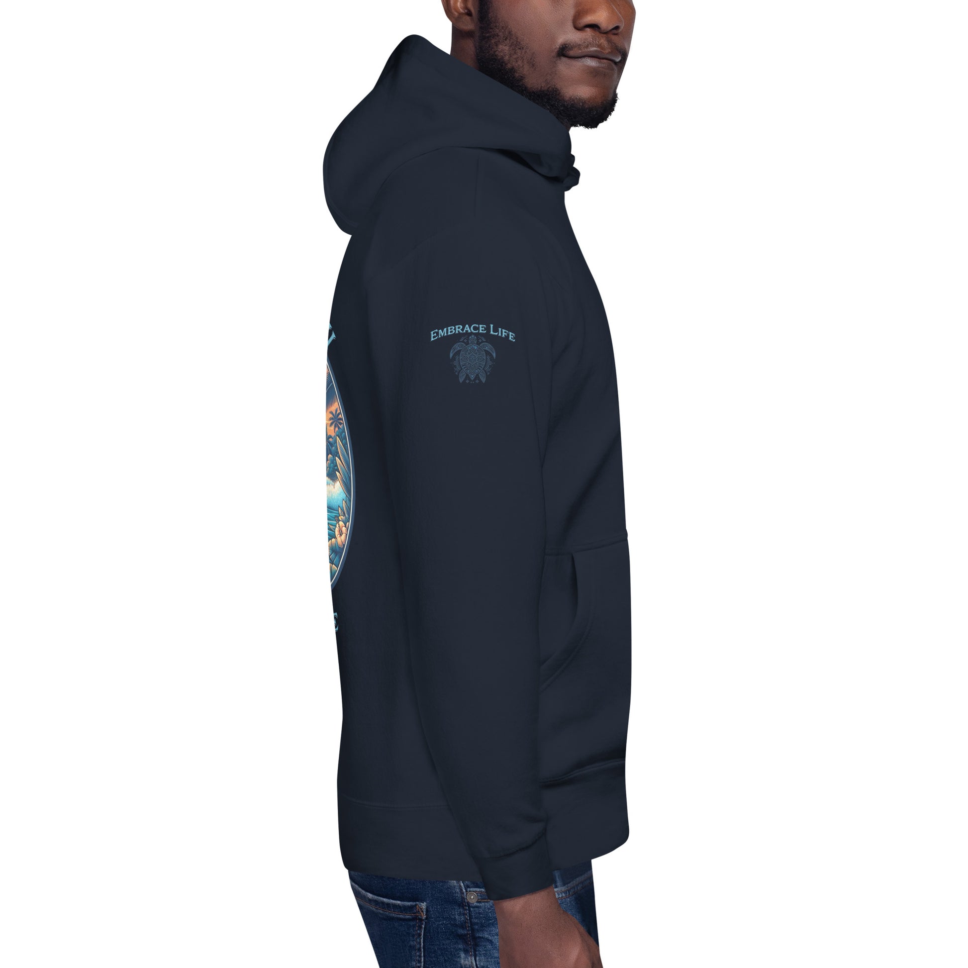 Kai pi'i Hoodie Pullover Hoodie Pa'akai & Kukui