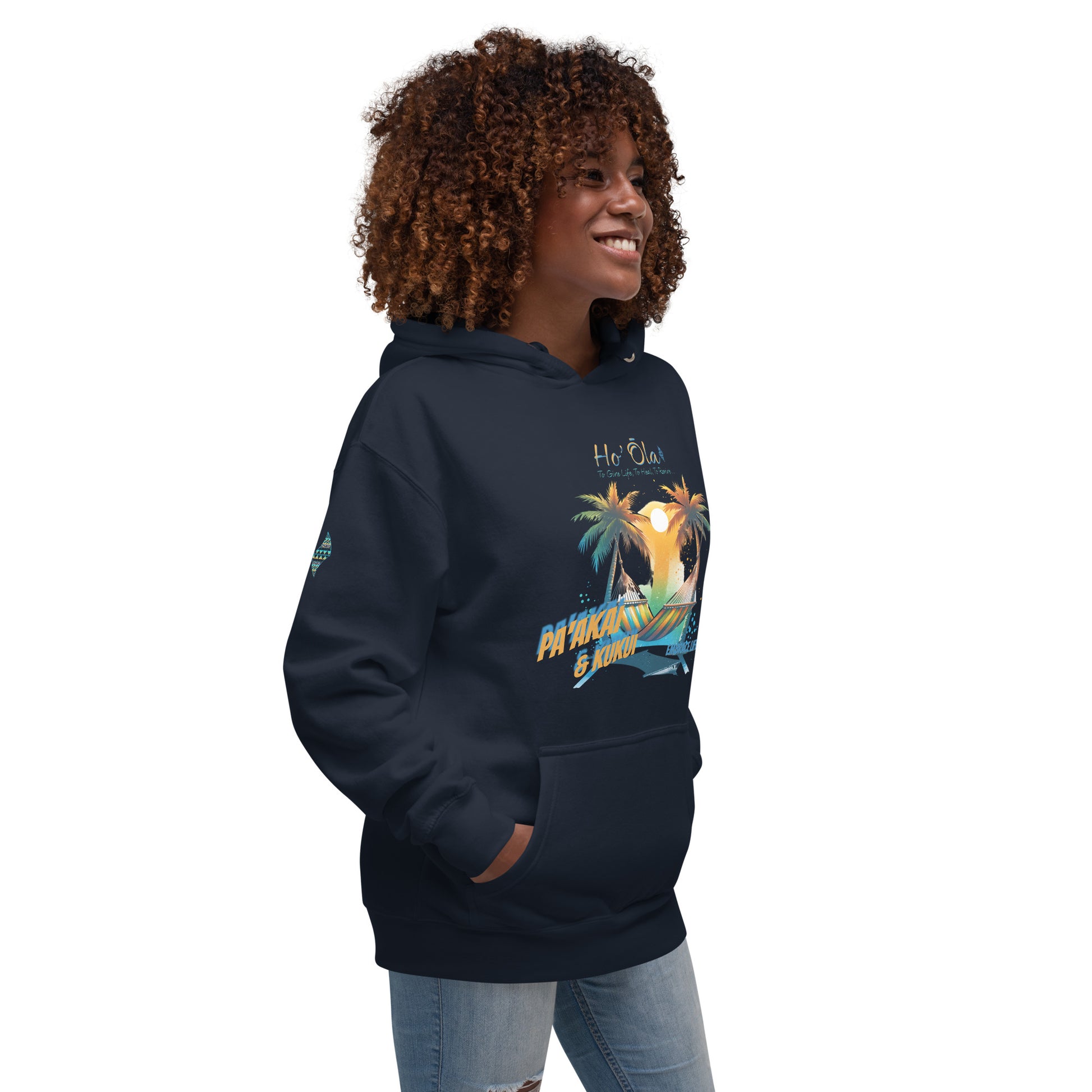 Beach Life Hoodie Pullover Hoodie Pa'akai & Kukui