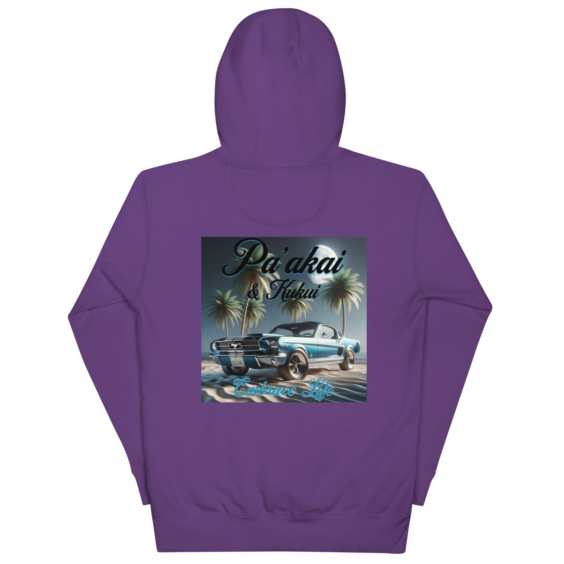 Mustang Hoodie Pullover Hoodie Pa'akai & Kukui