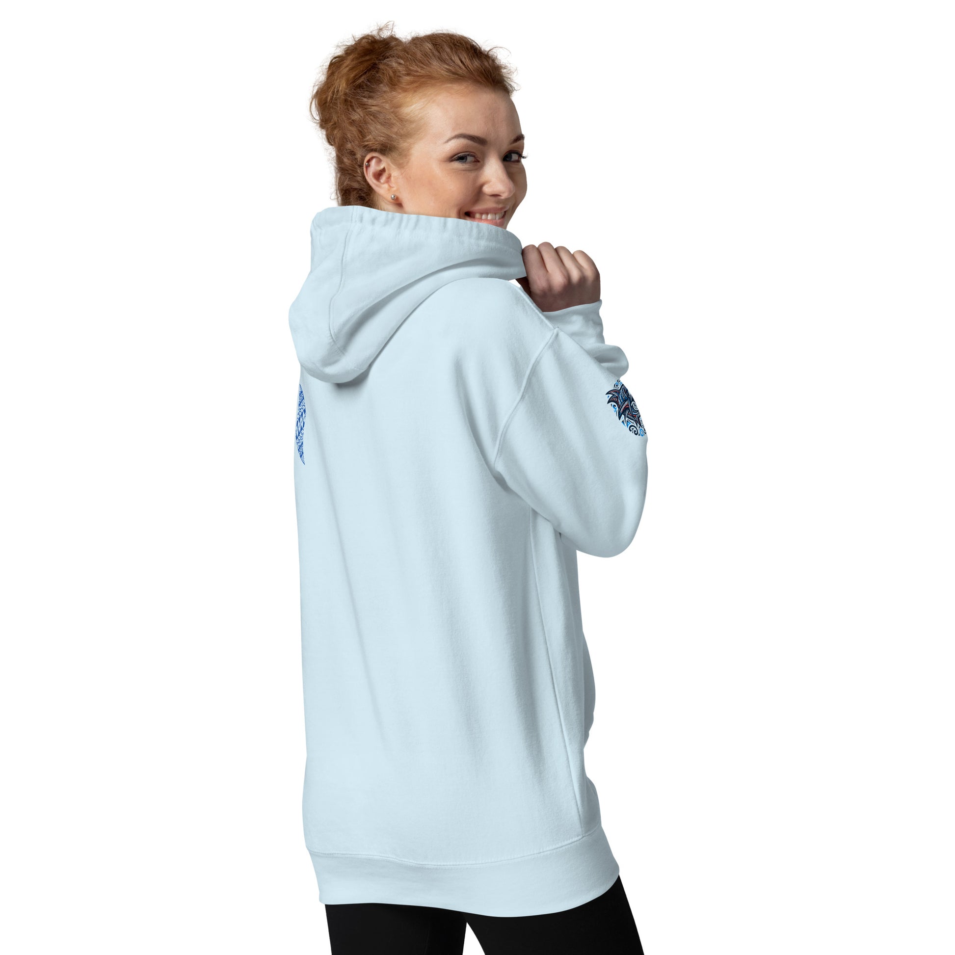 Tribal Shark Unisex Hoodie Pullover Hoodie Pa'akai & Kukui