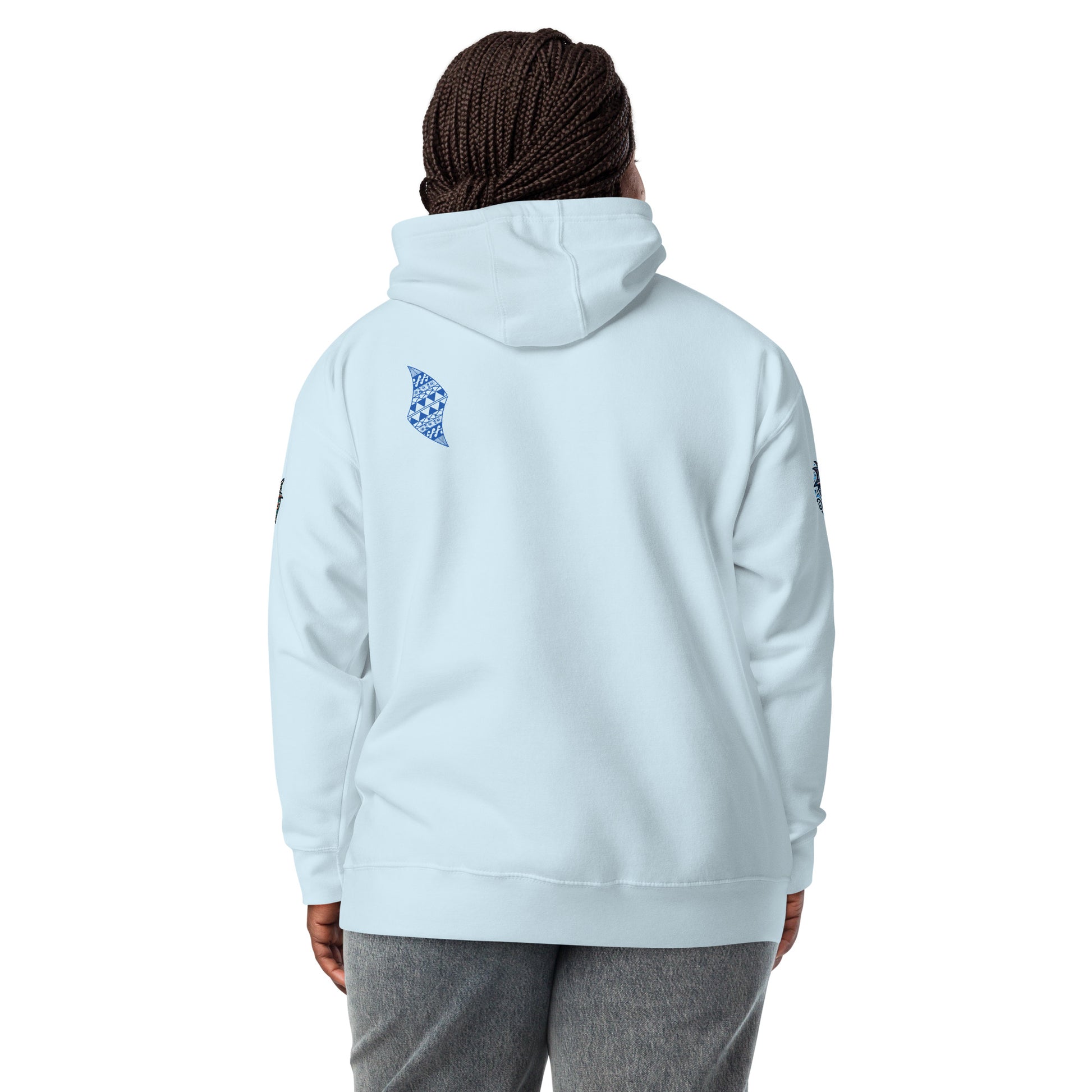 Tribal Shark Unisex Hoodie Pullover Hoodie Pa'akai & Kukui