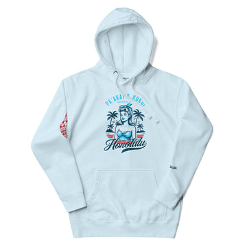 Honolulu Hoodie Pullover Hoodie Pa'akai & Kukui Sky Blue S