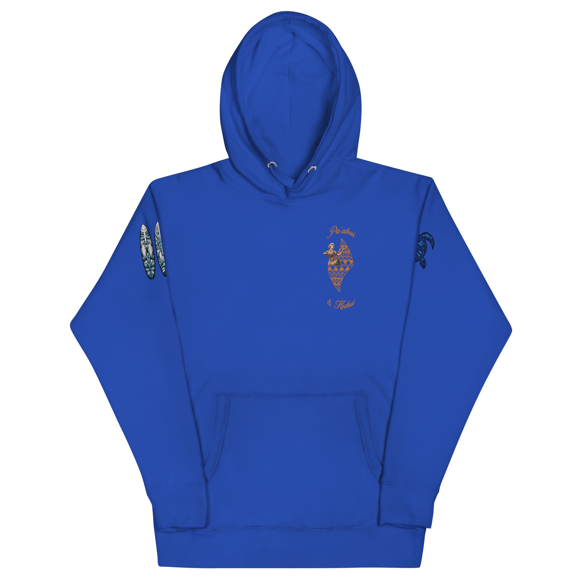 Aloha Spirit Hoodie Pullover Hoodie Pa'akai & Kukui Team Royal S