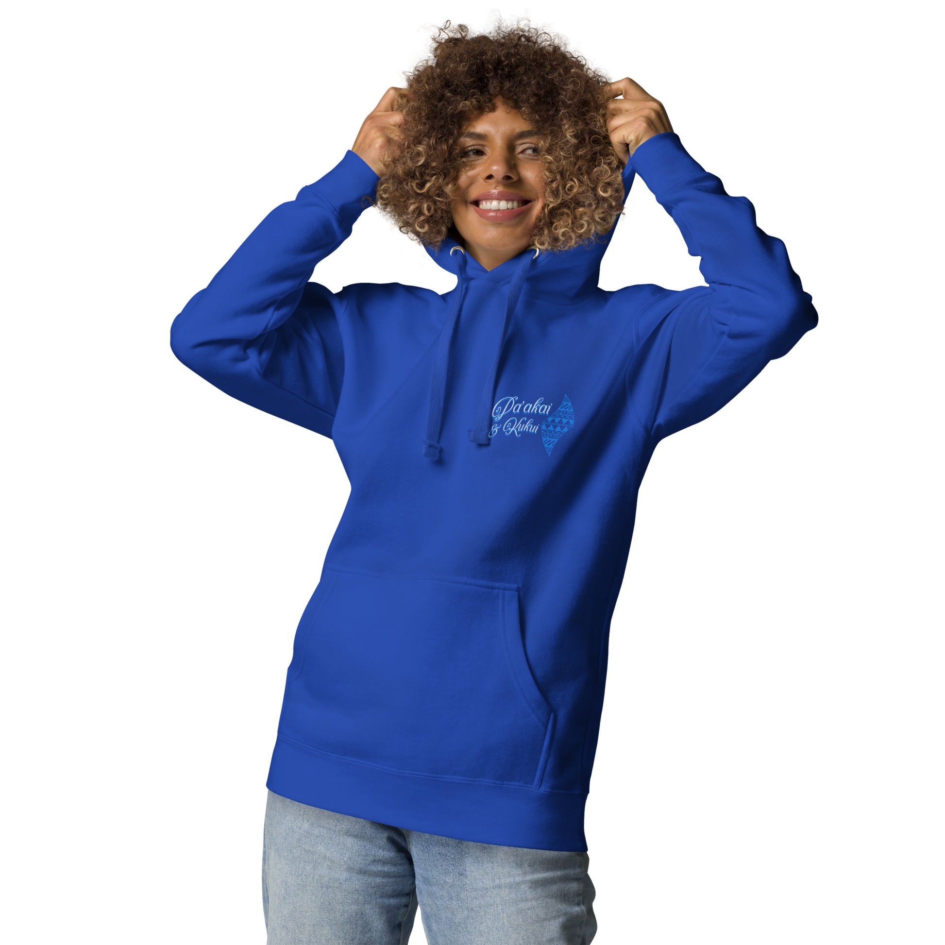 Japanese Cherry Blossom Premium Pullover Hoodie — Hawaiian Streetwear Floral Design Pullover Hoodie Pa'akai & Kukui
