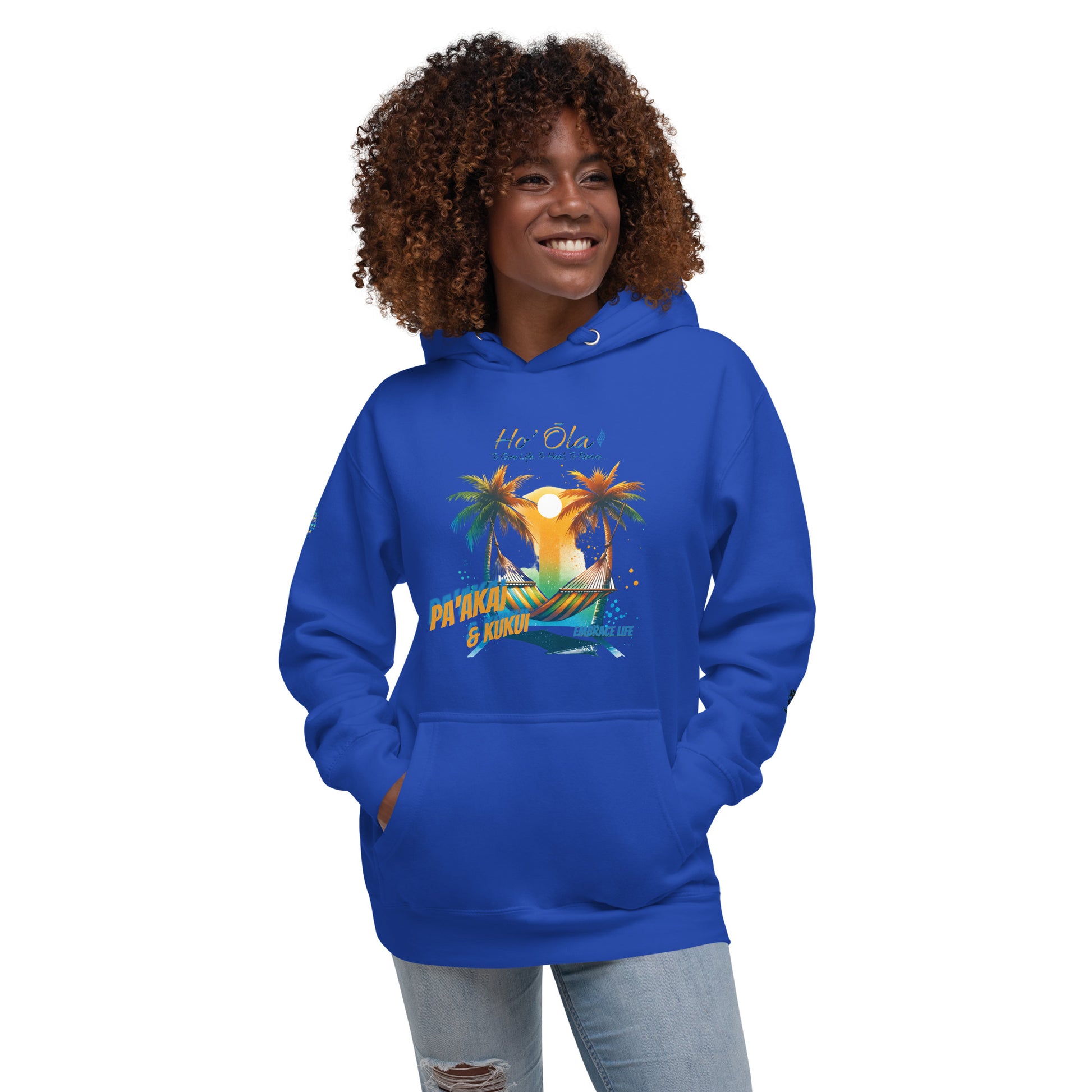 Beach Life Hoodie Pullover Hoodie Pa'akai & Kukui