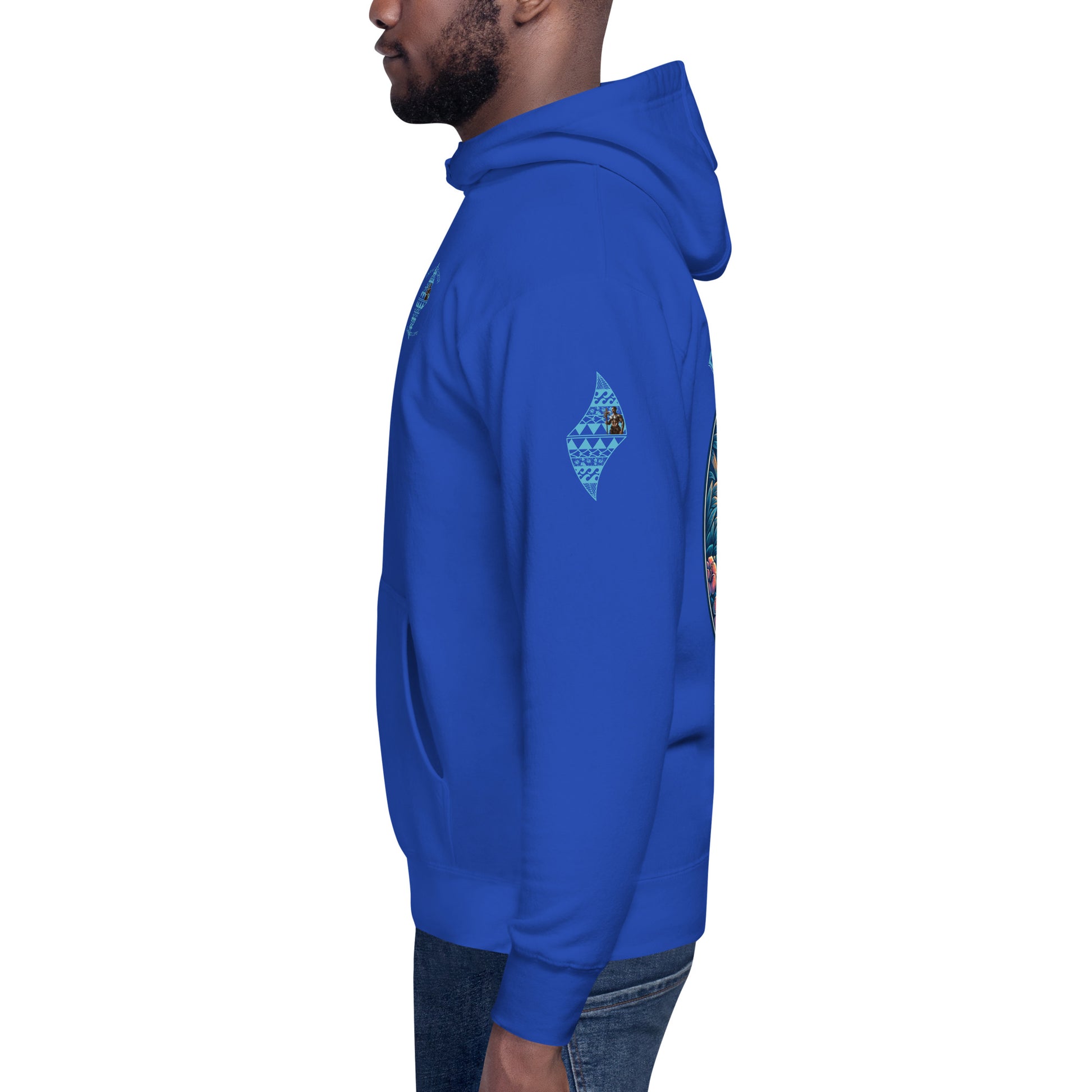 Kai pi'i Hoodie Pullover Hoodie Pa'akai & Kukui