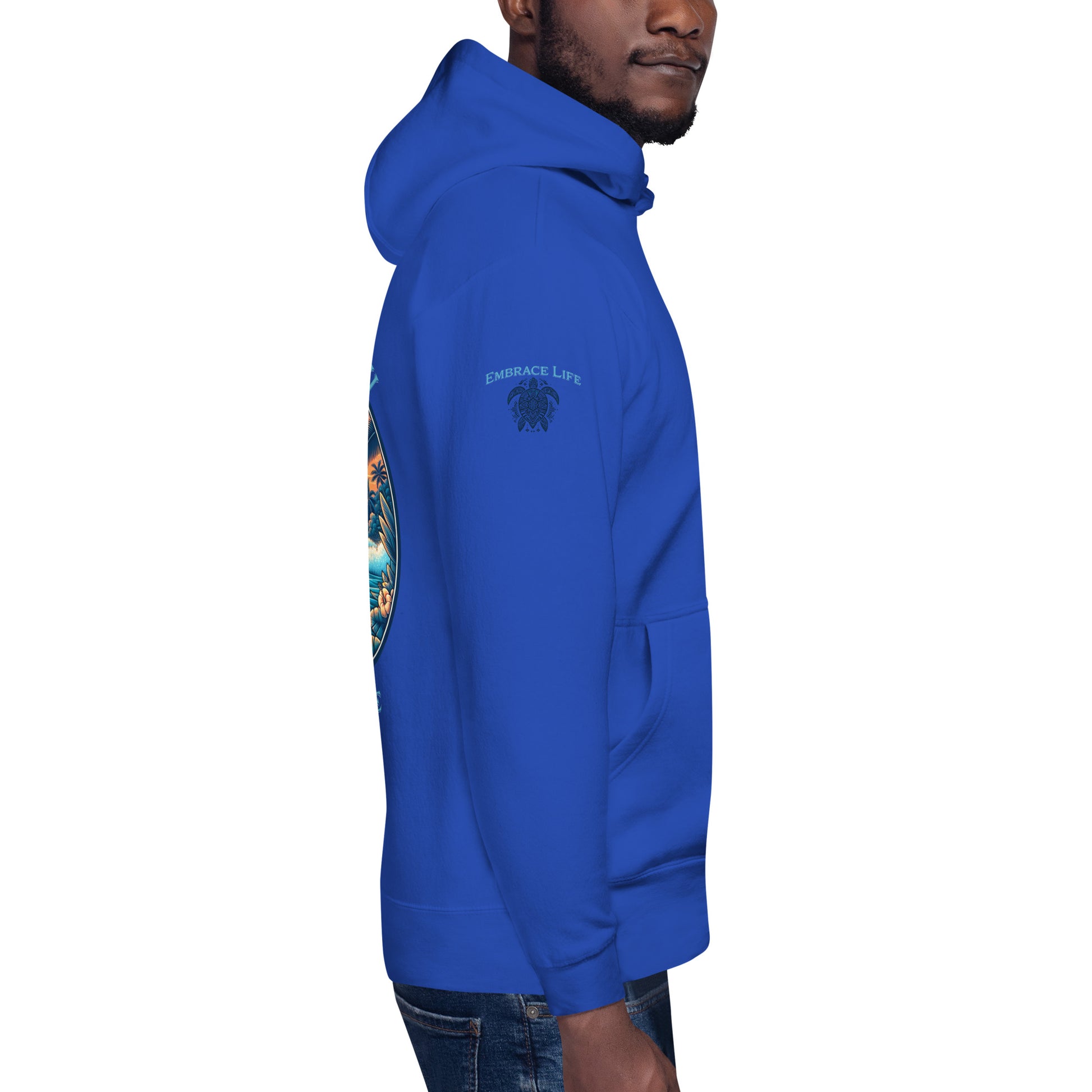 Kai pi'i Hoodie Pullover Hoodie Pa'akai & Kukui