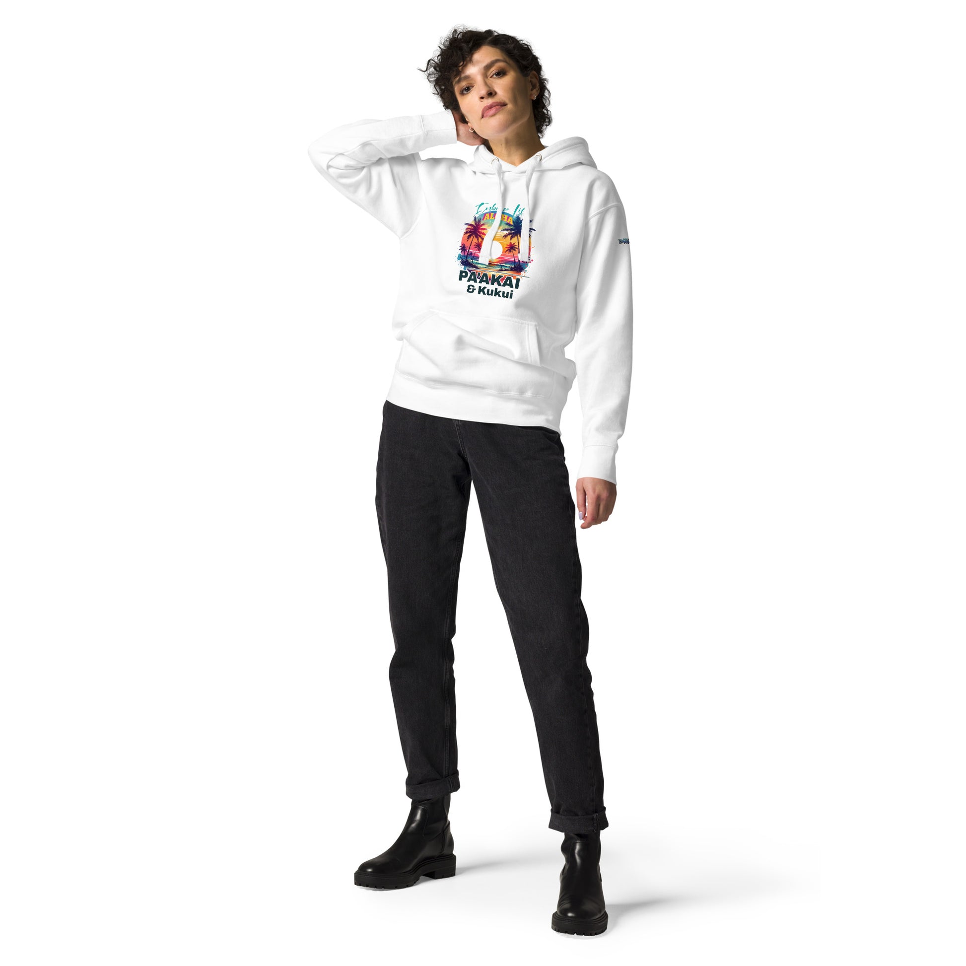 Aloha Style Hoodie Pullover Hoodie Pa'akai & Kukui