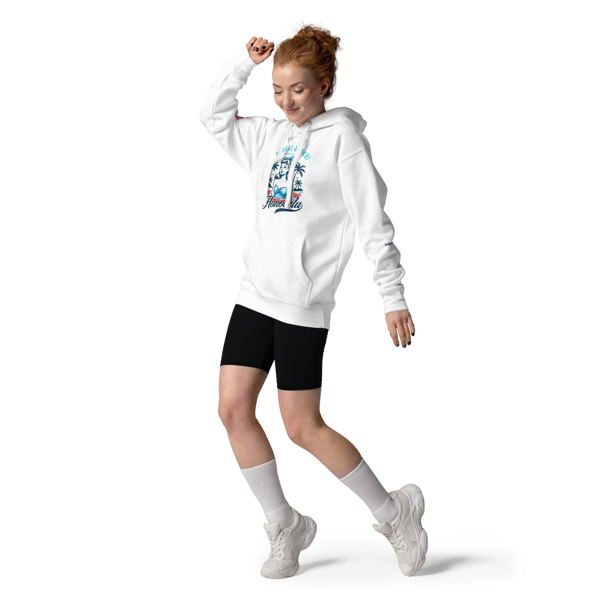 Honolulu Hoodie Pullover Hoodie Pa'akai & Kukui
