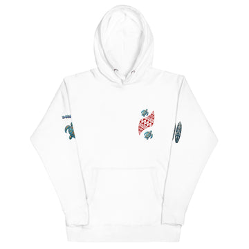 VW Good Vibes Hoodie Pullover Hoodie Pa'akai & Kukui White S