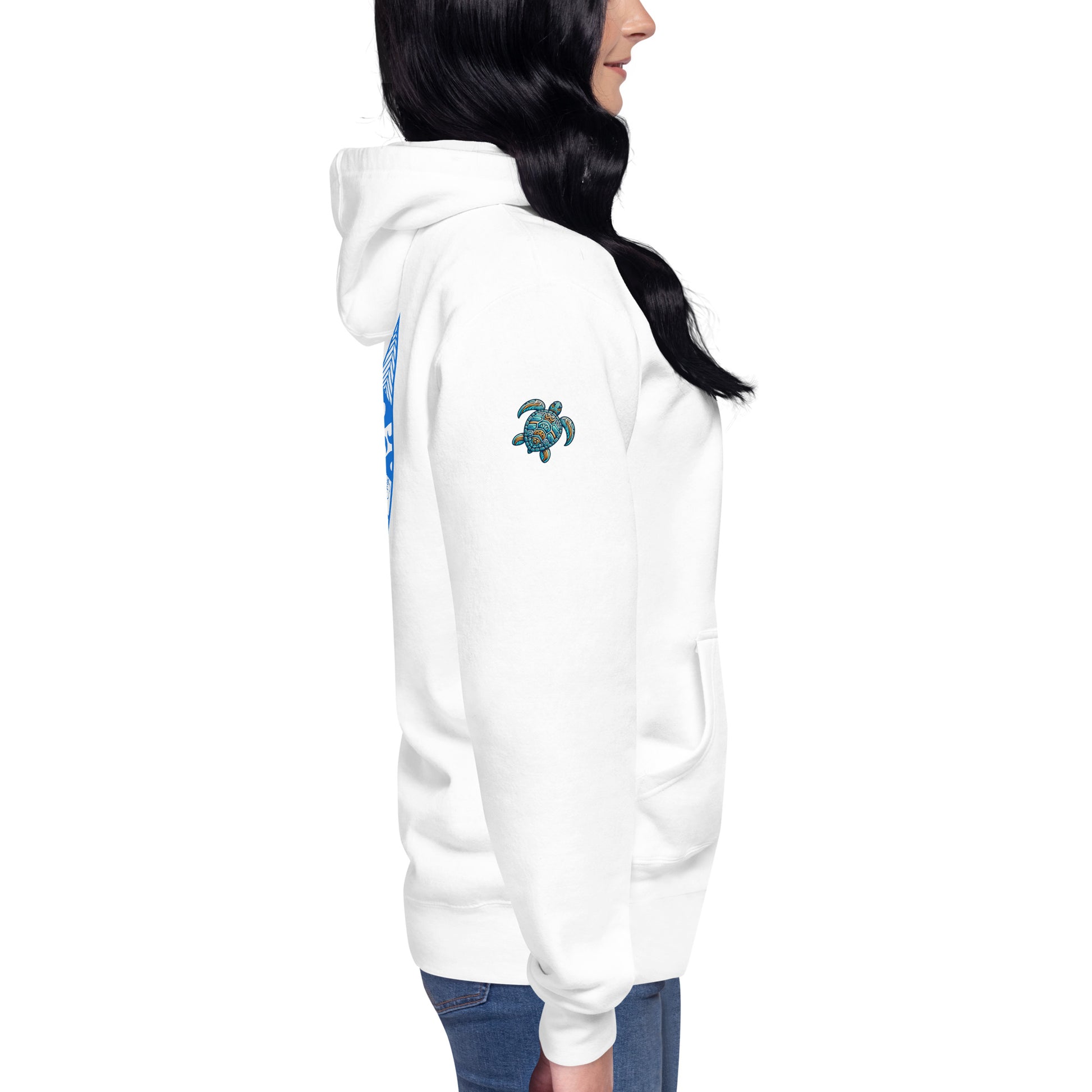Japanese Cherry Blossom Premium Pullover Hoodie — Hawaiian Streetwear Floral Design Pullover Hoodie Pa'akai & Kukui