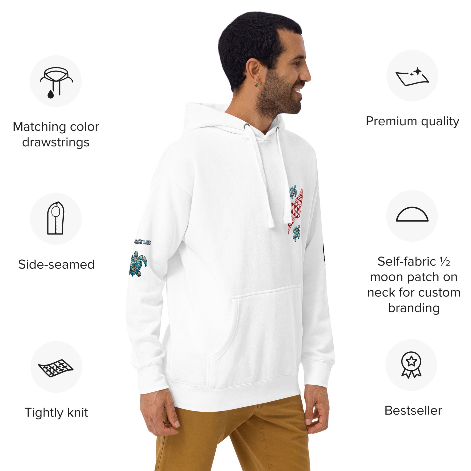 VW Good Vibes Hoodie Pullover Hoodie Pa'akai & Kukui