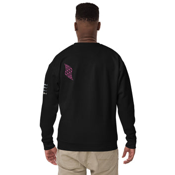 Pua aloalo Unisex Premium Sweatshirt Sweatshirt Pa'akai & Kukui