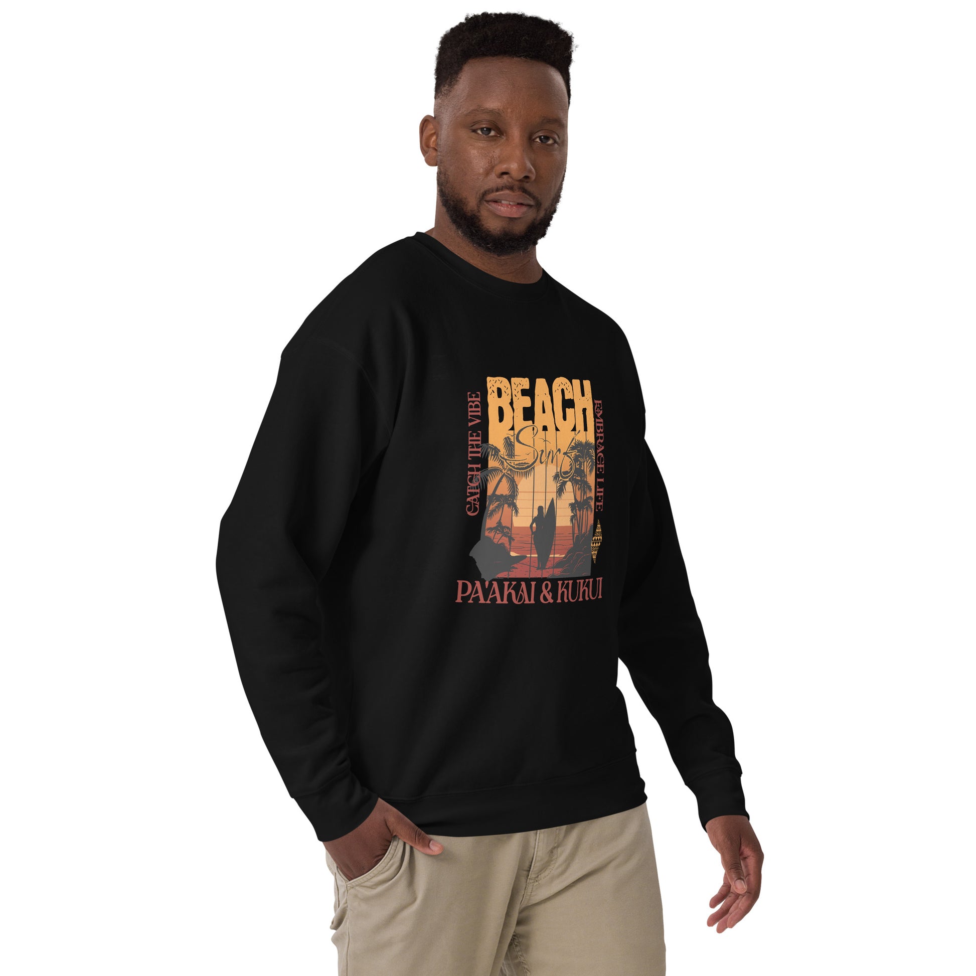 Paʻa ka ʻuhane Sweatshirt Sweatshirt Pa'akai & Kukui
