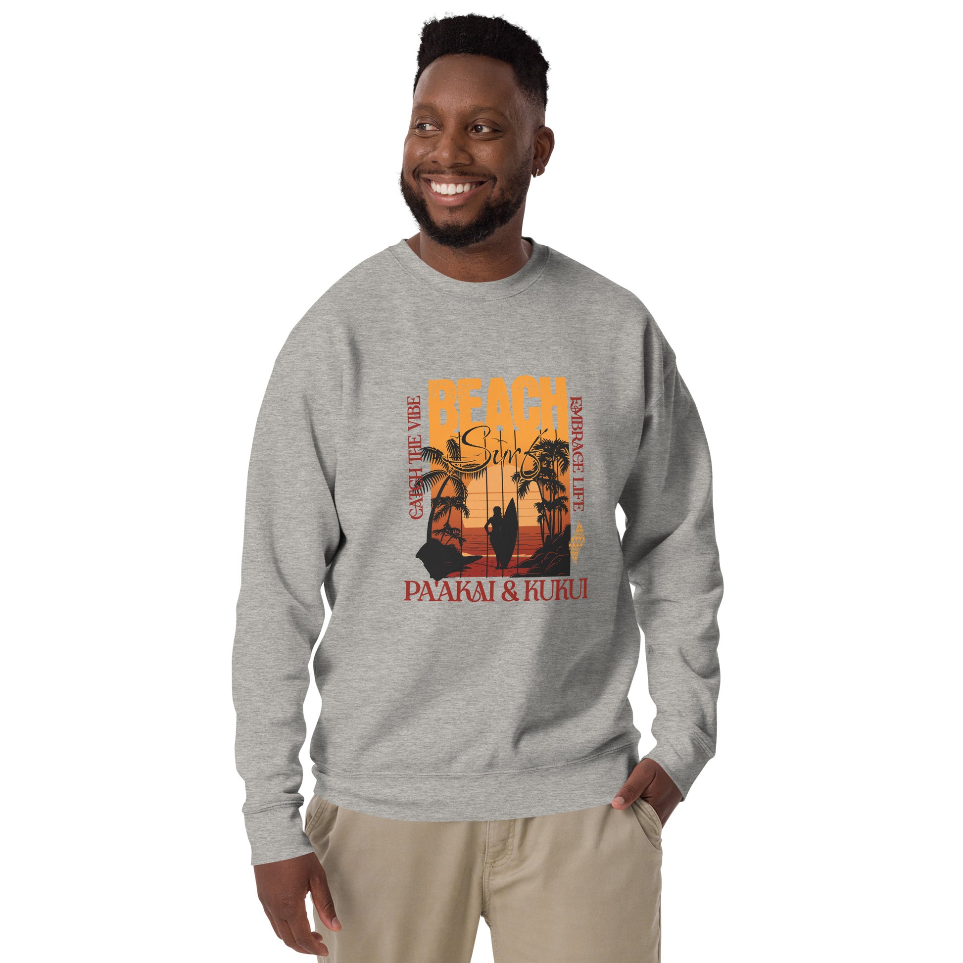 Paʻa ka ʻuhane Sweatshirt Sweatshirt Pa'akai & Kukui