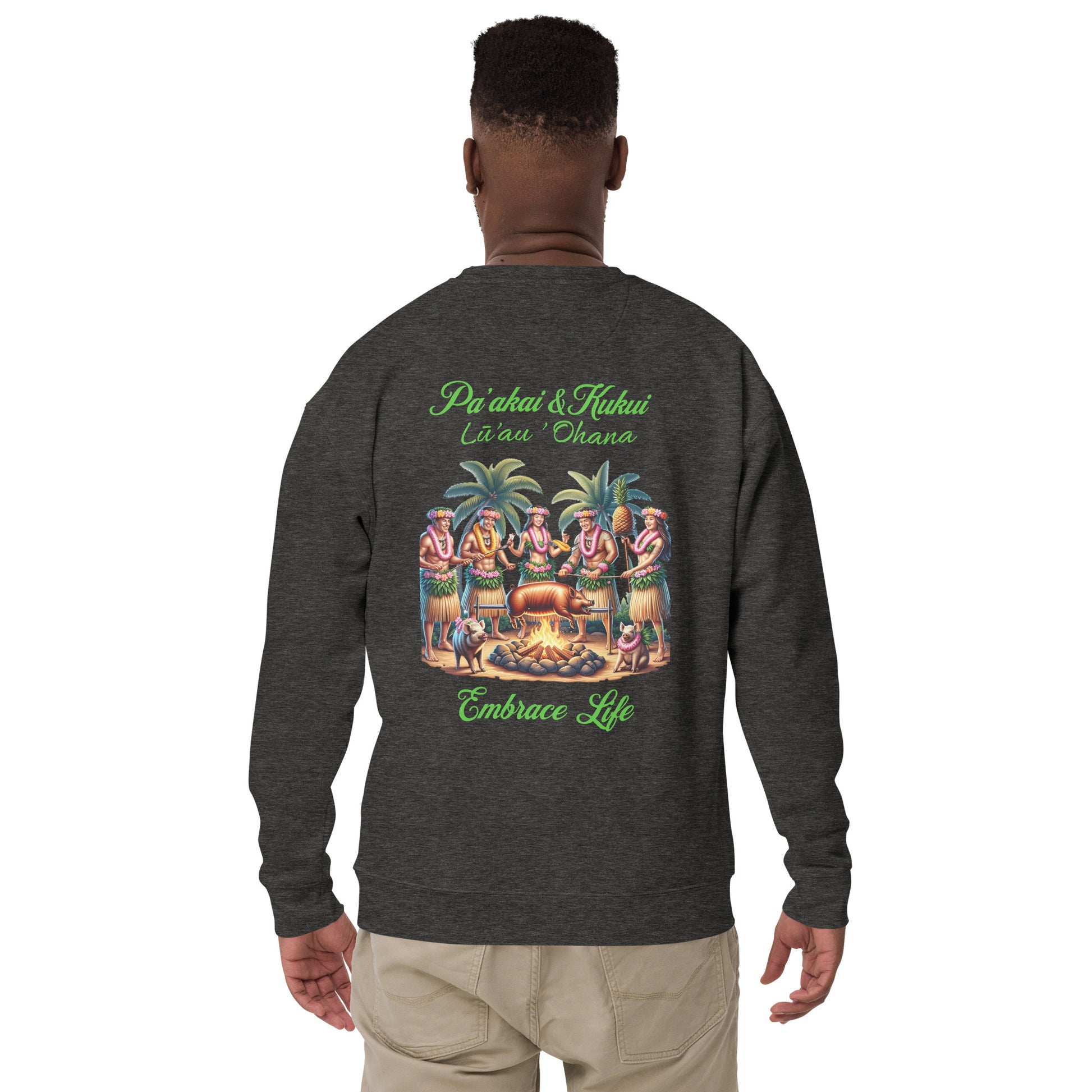 Pa'akai & Kukui Lū'au 'Ohana Sweatshirt Sweatshirt Pa'akai & Kukui