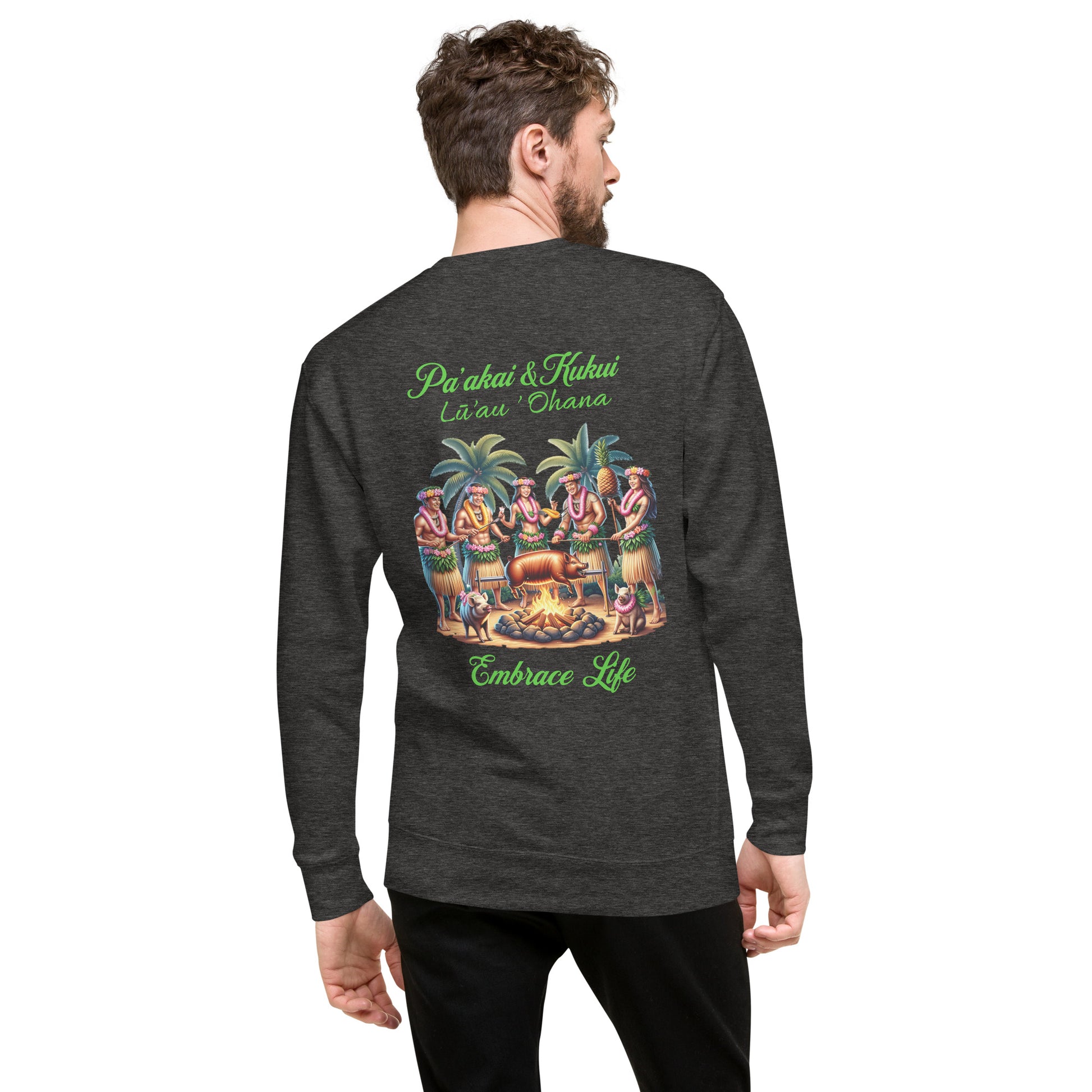 Pa'akai & Kukui Lū'au 'Ohana Sweatshirt Sweatshirt Pa'akai & Kukui