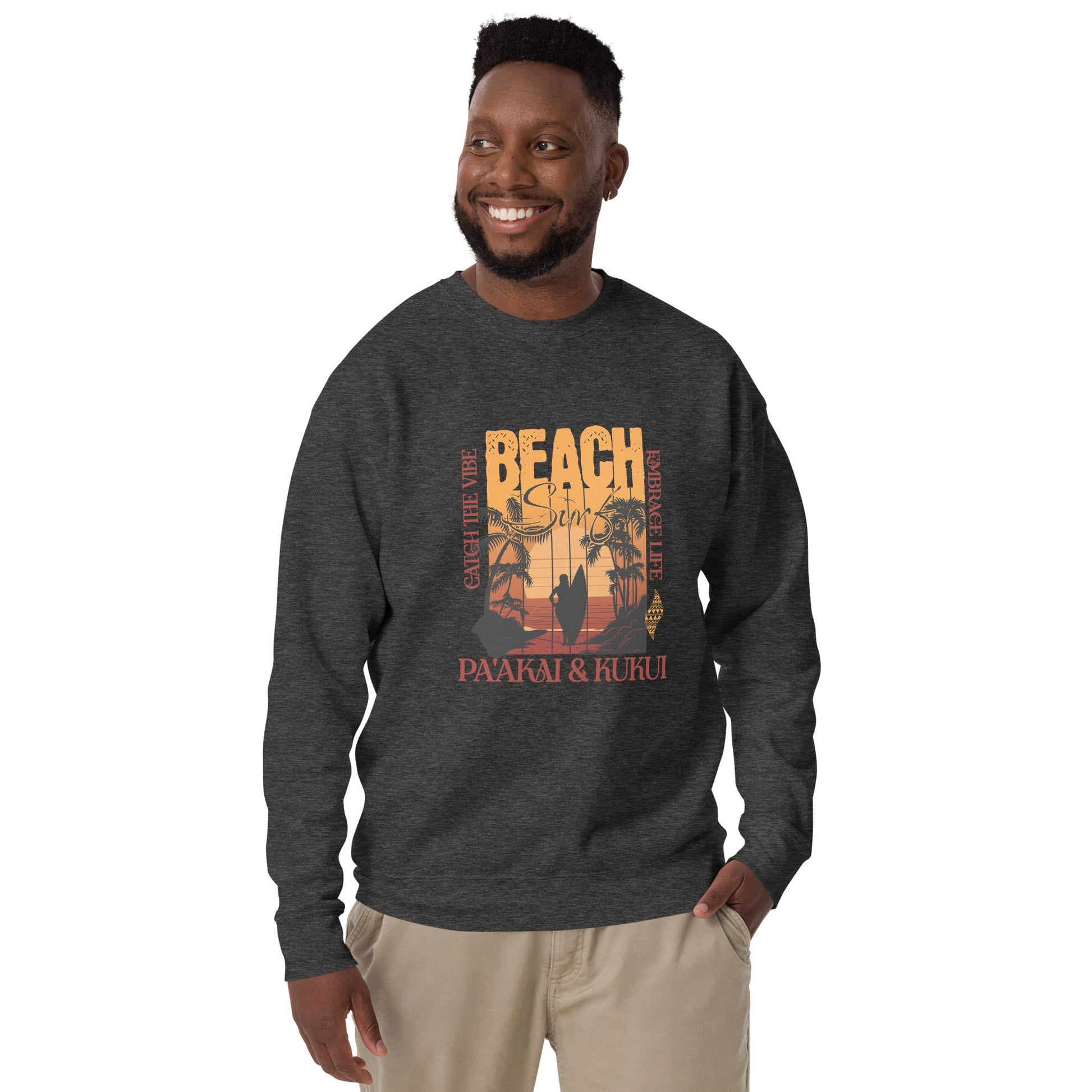 Paʻa ka ʻuhane Sweatshirt Sweatshirt Pa'akai & Kukui