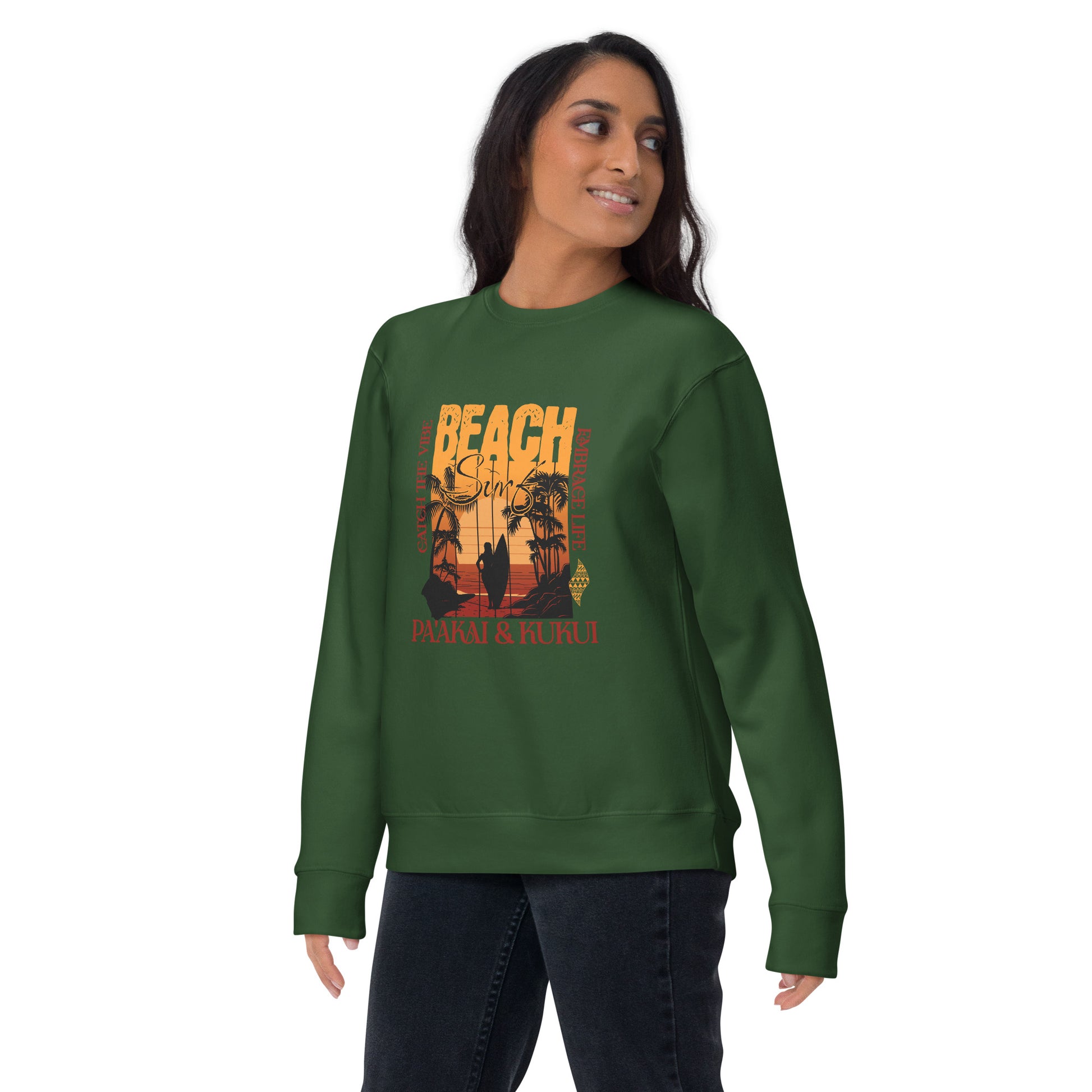 Paʻa ka ʻuhane Sweatshirt Sweatshirt Pa'akai & Kukui