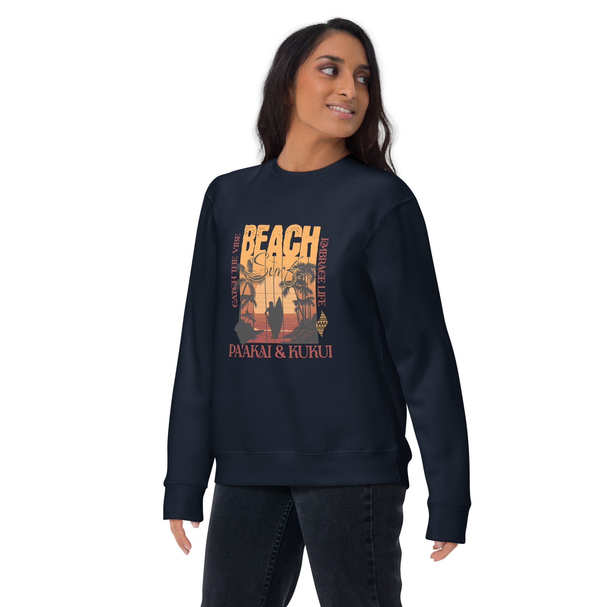 Paʻa ka ʻuhane Sweatshirt Sweatshirt Pa'akai & Kukui