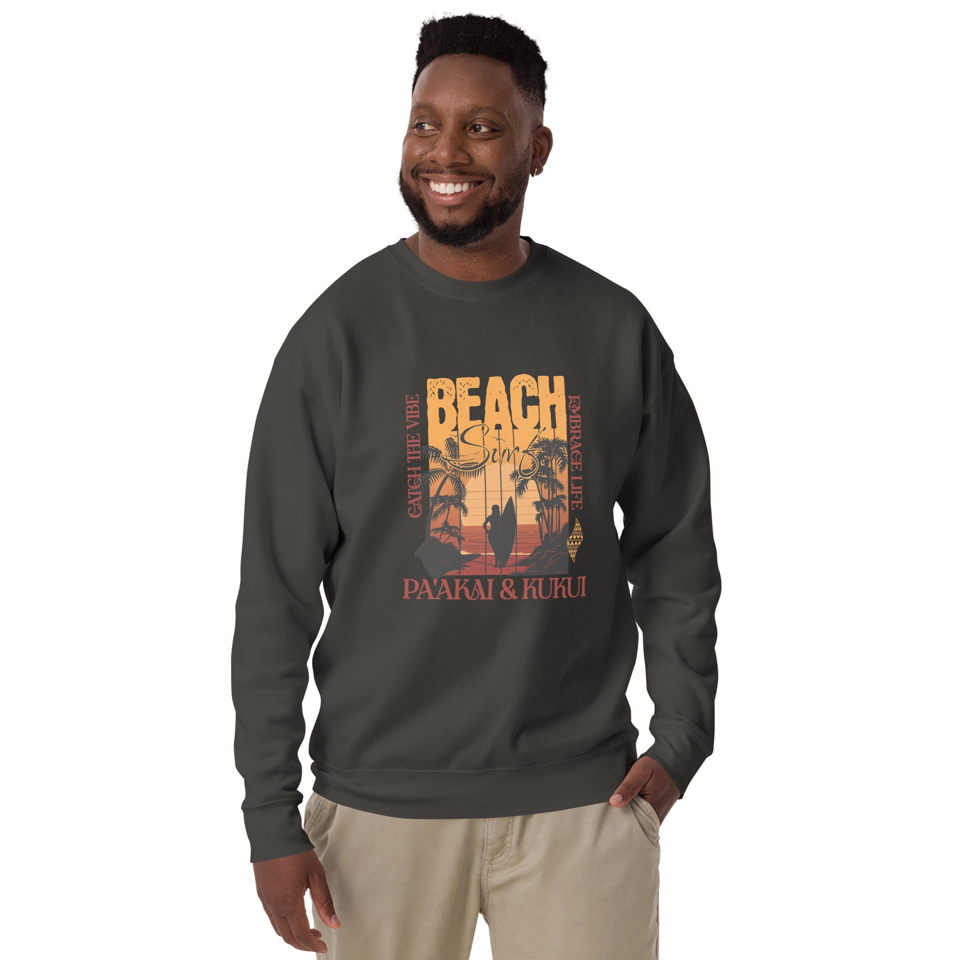 Paʻa ka ʻuhane Sweatshirt Sweatshirt Pa'akai & Kukui