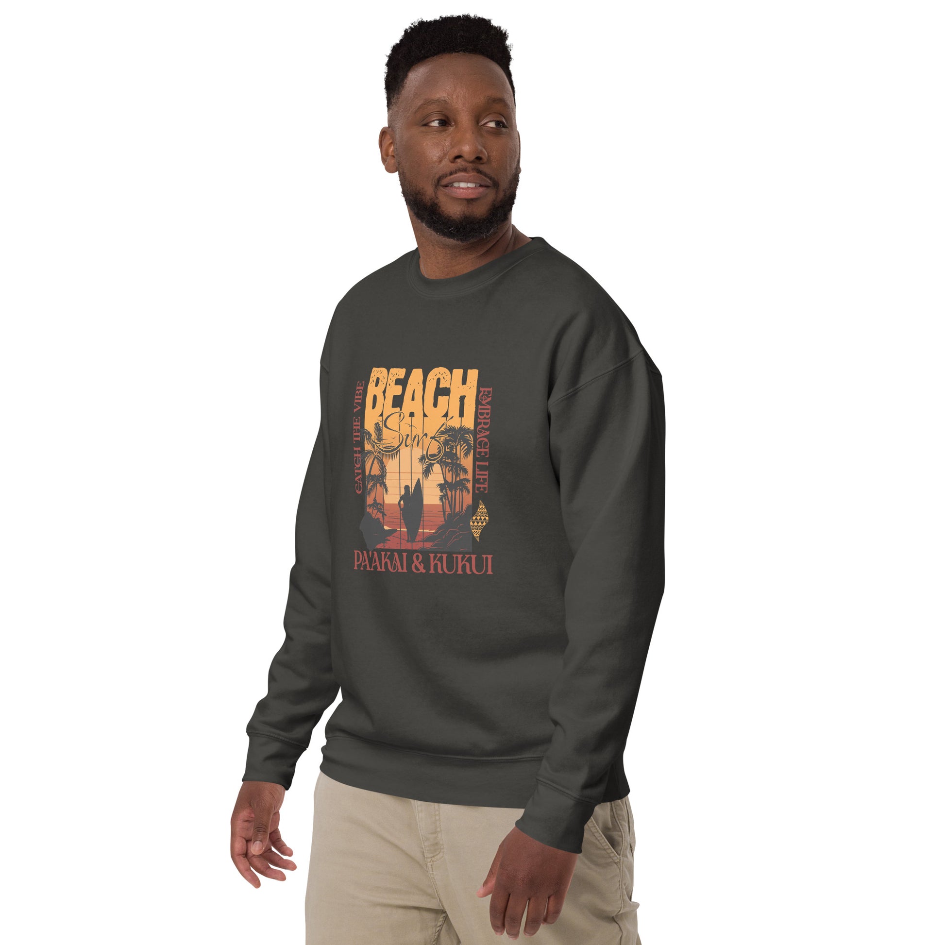 Paʻa ka ʻuhane Sweatshirt Sweatshirt Pa'akai & Kukui