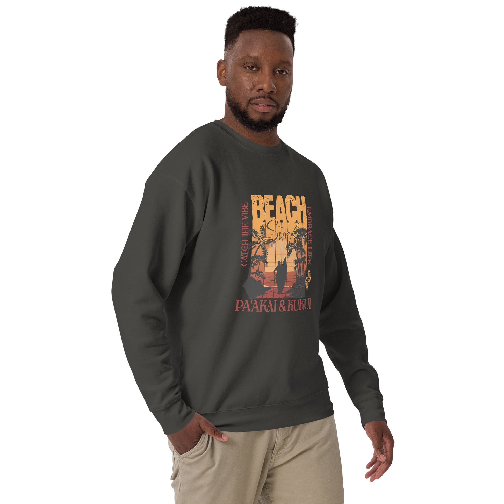 Paʻa ka ʻuhane Sweatshirt Sweatshirt Pa'akai & Kukui