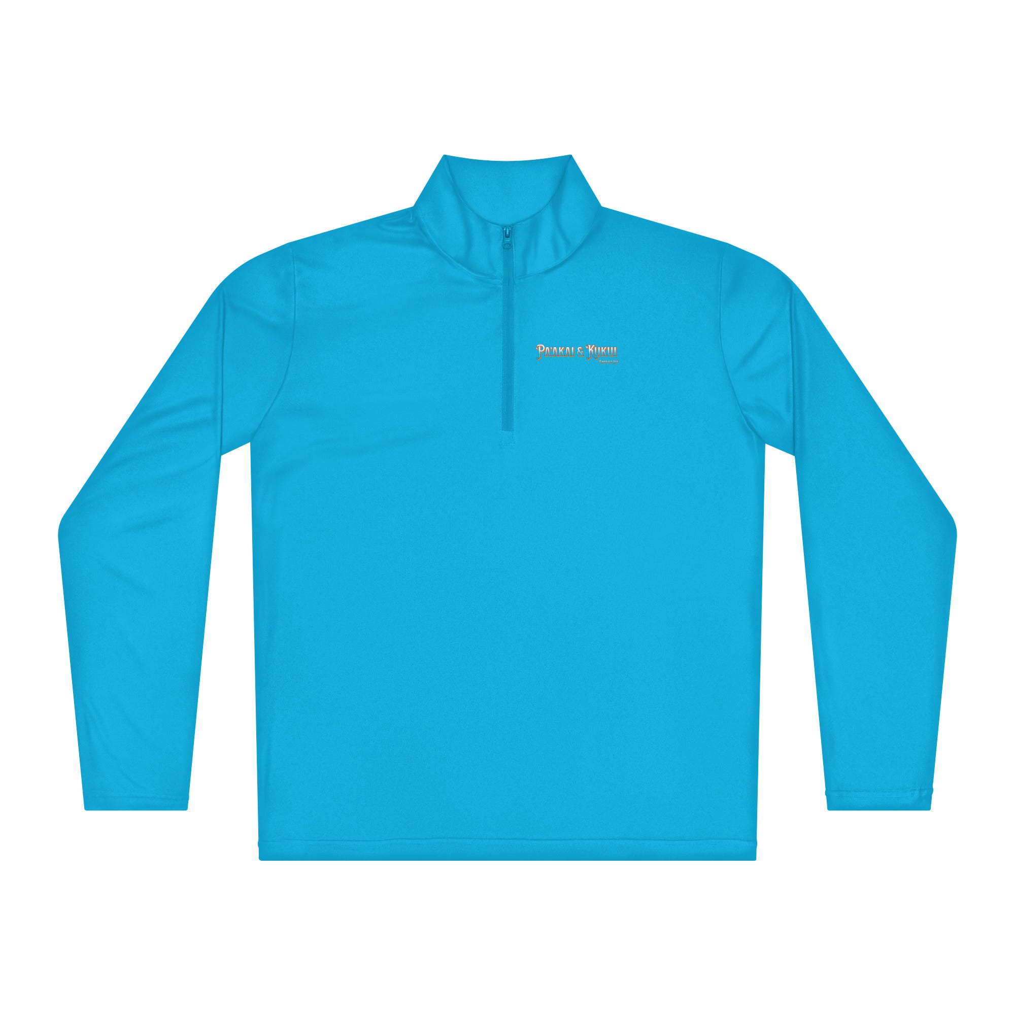 Tribal Sea Turtle - Lightweight quarter-zip pullover Windbreaker Pa'akai & Kukui Blue S