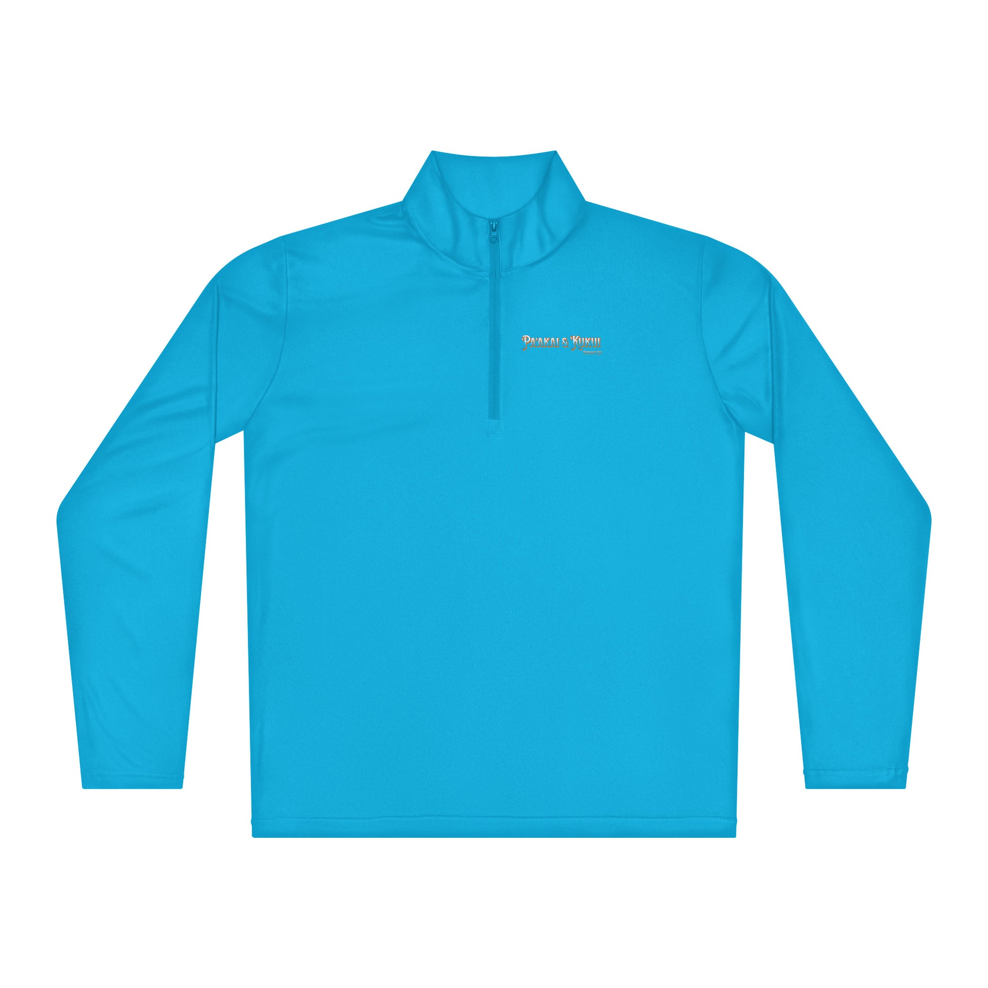 Tribal Sea Turtle - Lightweight quarter-zip pullover Windbreaker Pa'akai & Kukui Blue S