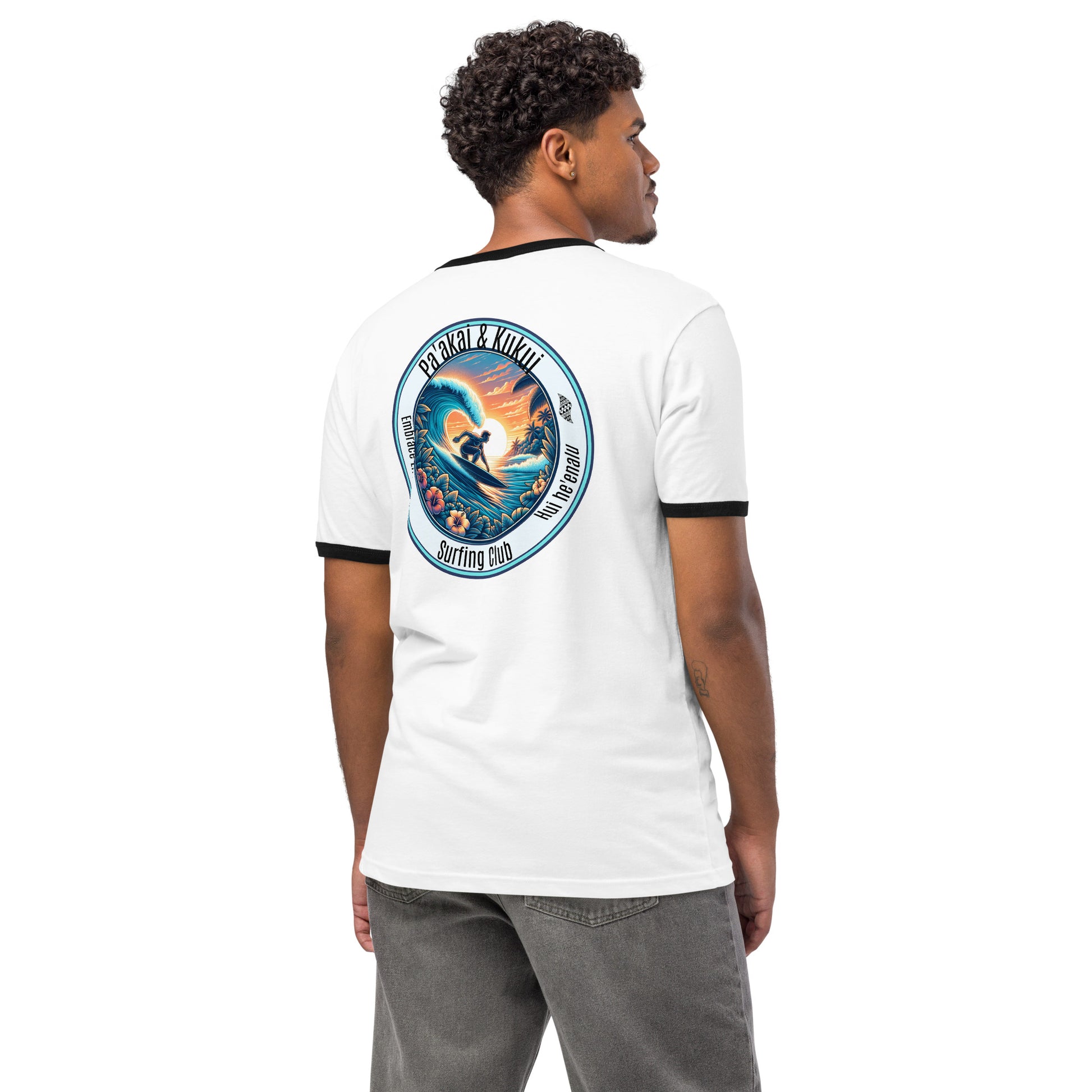 Hui He'enalu ringer t-shirt T-shirt Pa'akai & Kukui