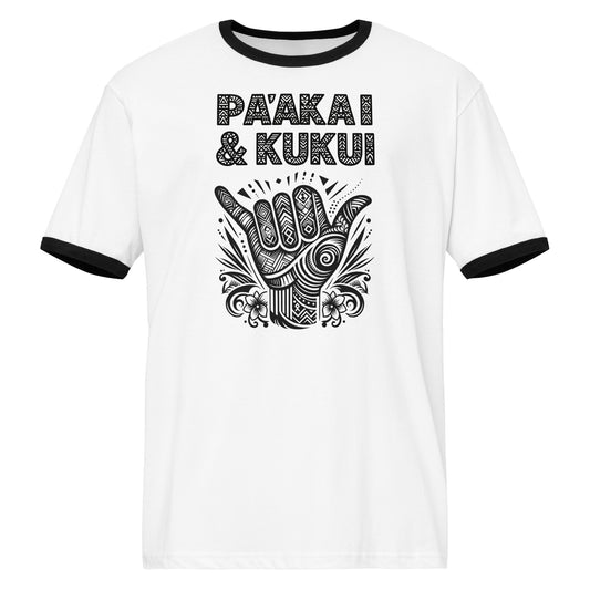 Tribal Shaka Ringer T-shirt