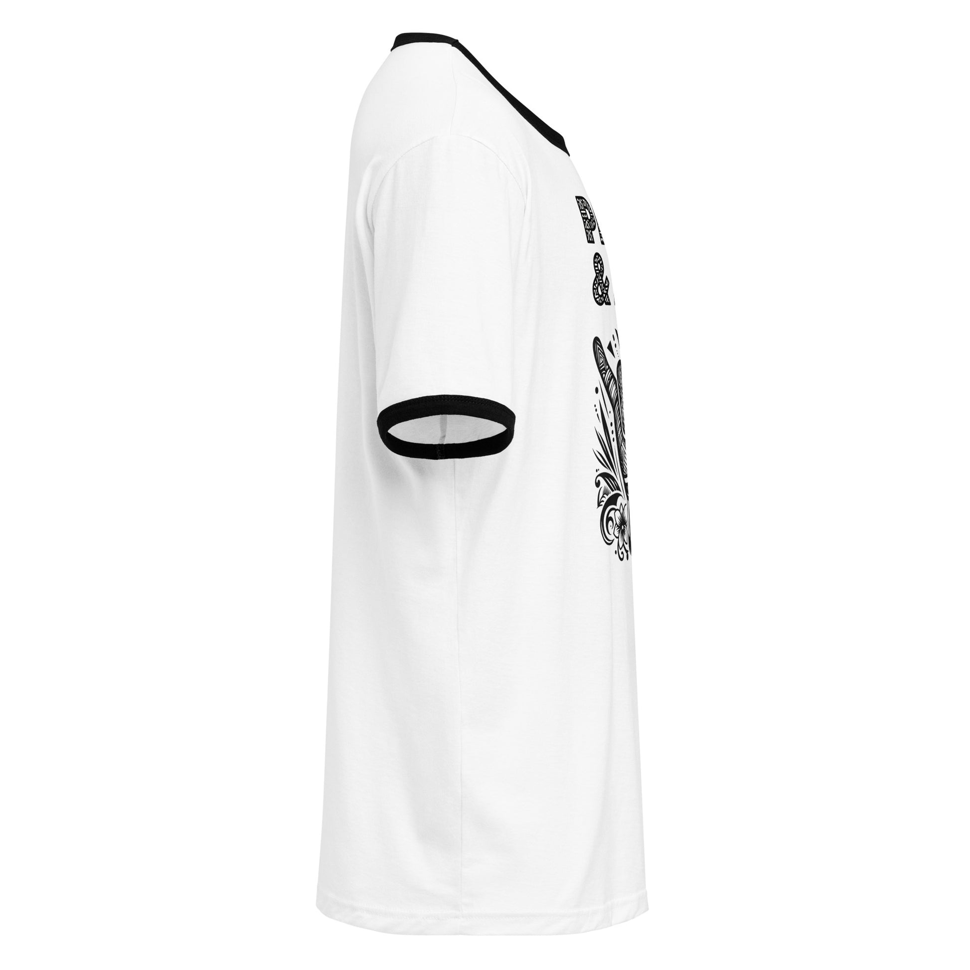 Tribal Shaka Ringer T-shirt T-shirt Pa'akai & Kukui