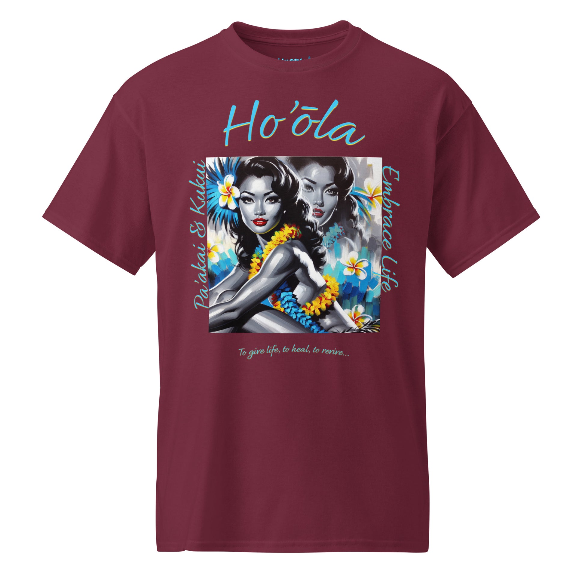 Aloha Wahine Hawai'i - DryBlend® T-Shirt T-shirt Pa'akai & Kukui