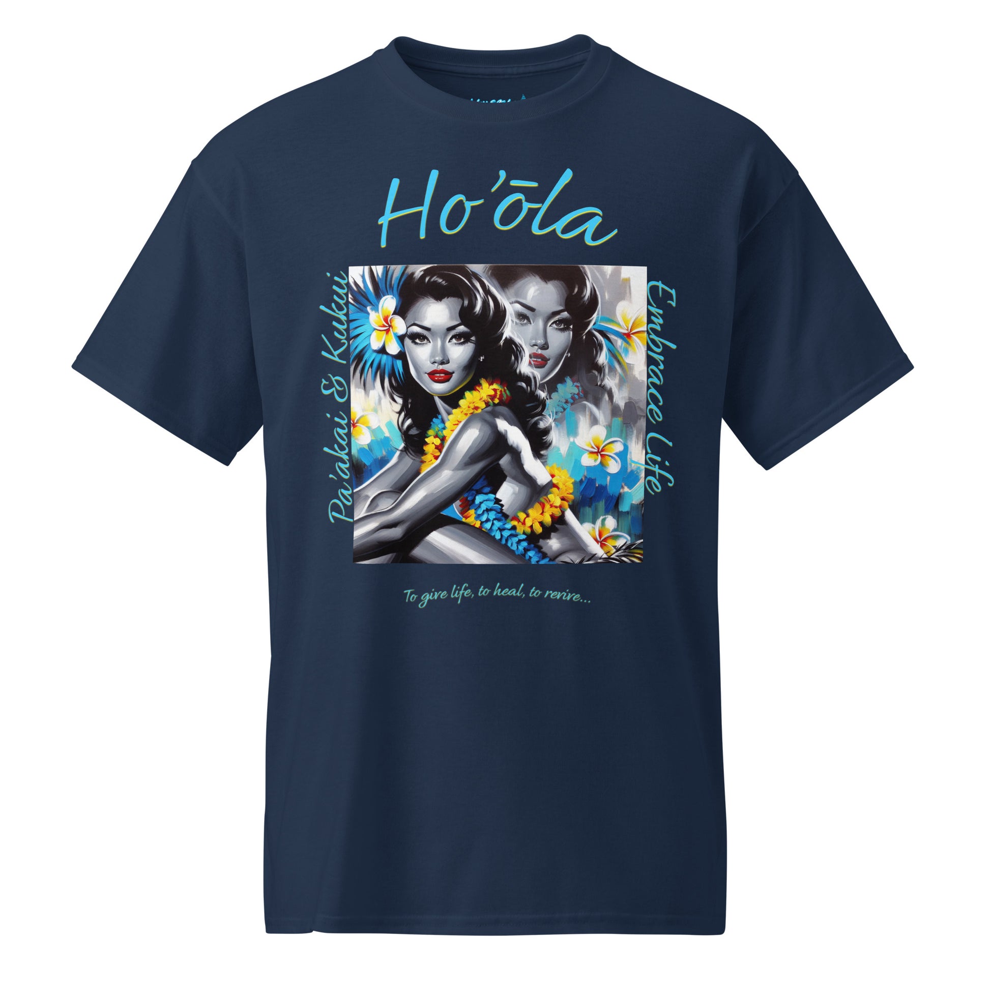 Aloha Wahine Hawai'i - DryBlend® T-Shirt T-shirt Pa'akai & Kukui